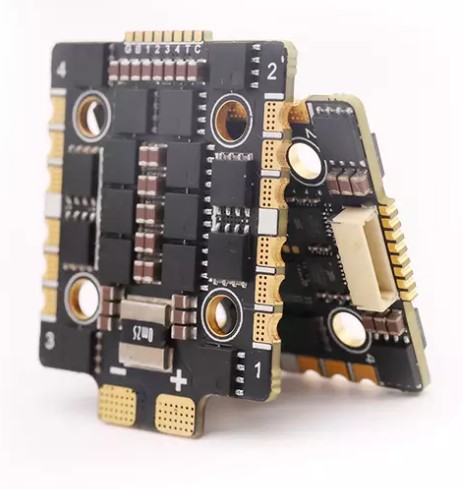 32-bit 60A/65A four-in-one electronic speed controller 20x20mm 2-8S for FPV drone