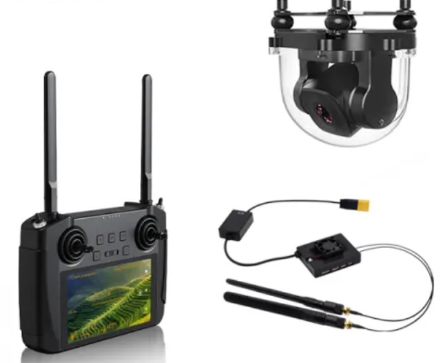 MK15 Mini HD Handheld Agriculture Smart Controller with 5.5 Inch LCD Touchscreen 1080p 60fps FPV 180ms Latency 3.5KM CE FCC KC