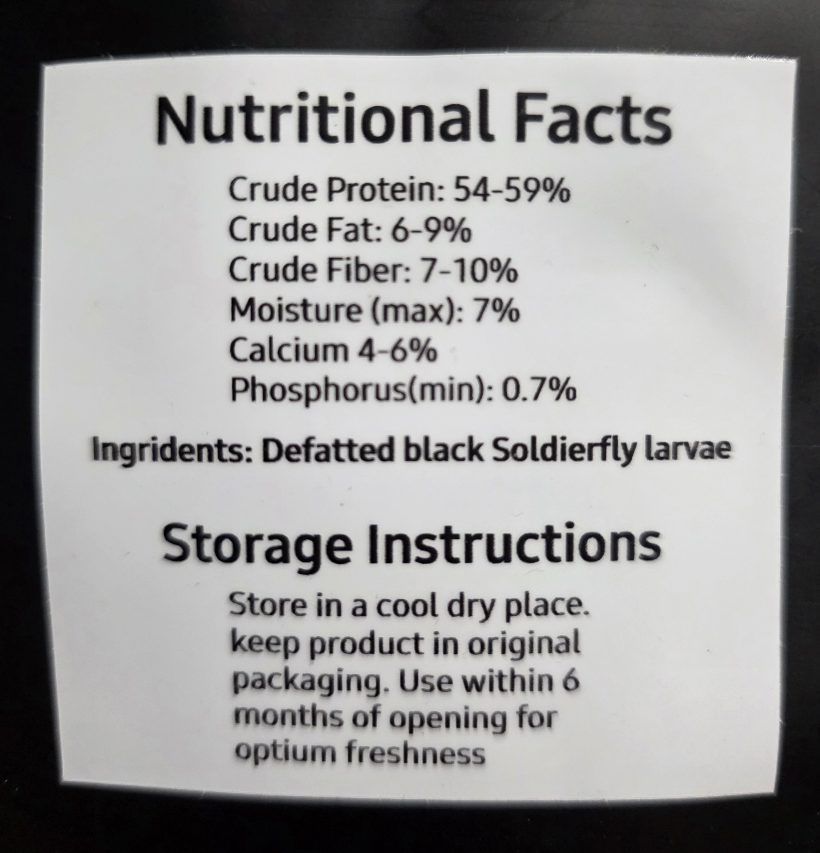 64oz Better Bugz Black Soldier Fly Larvae Powder