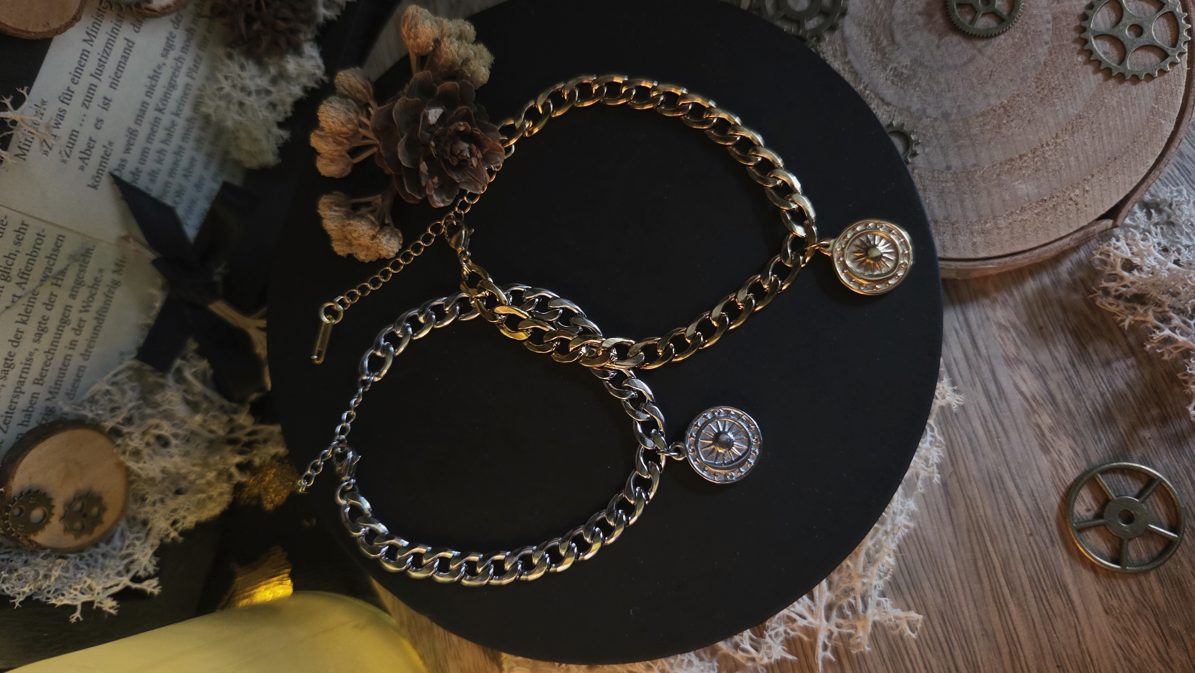 Armband Mond/Sonne Pendant