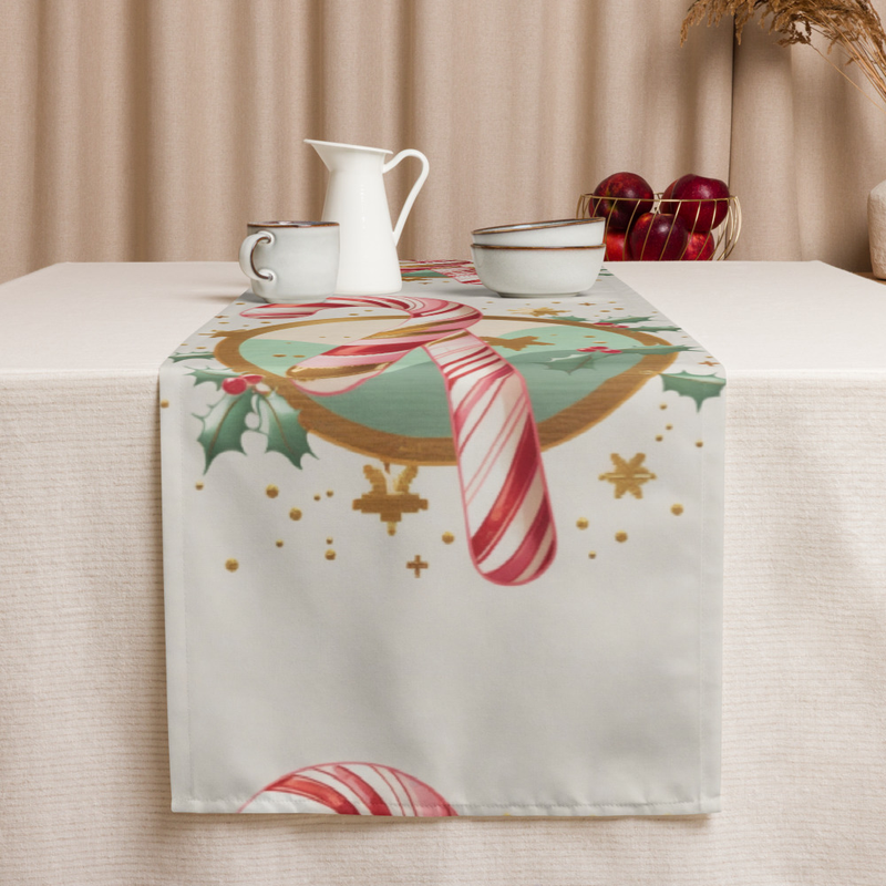 Candy Cane Table runner