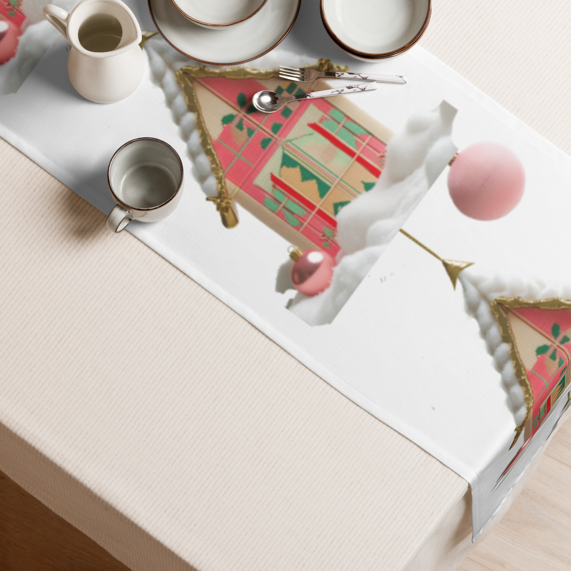 Ginger Bread House Table runner
