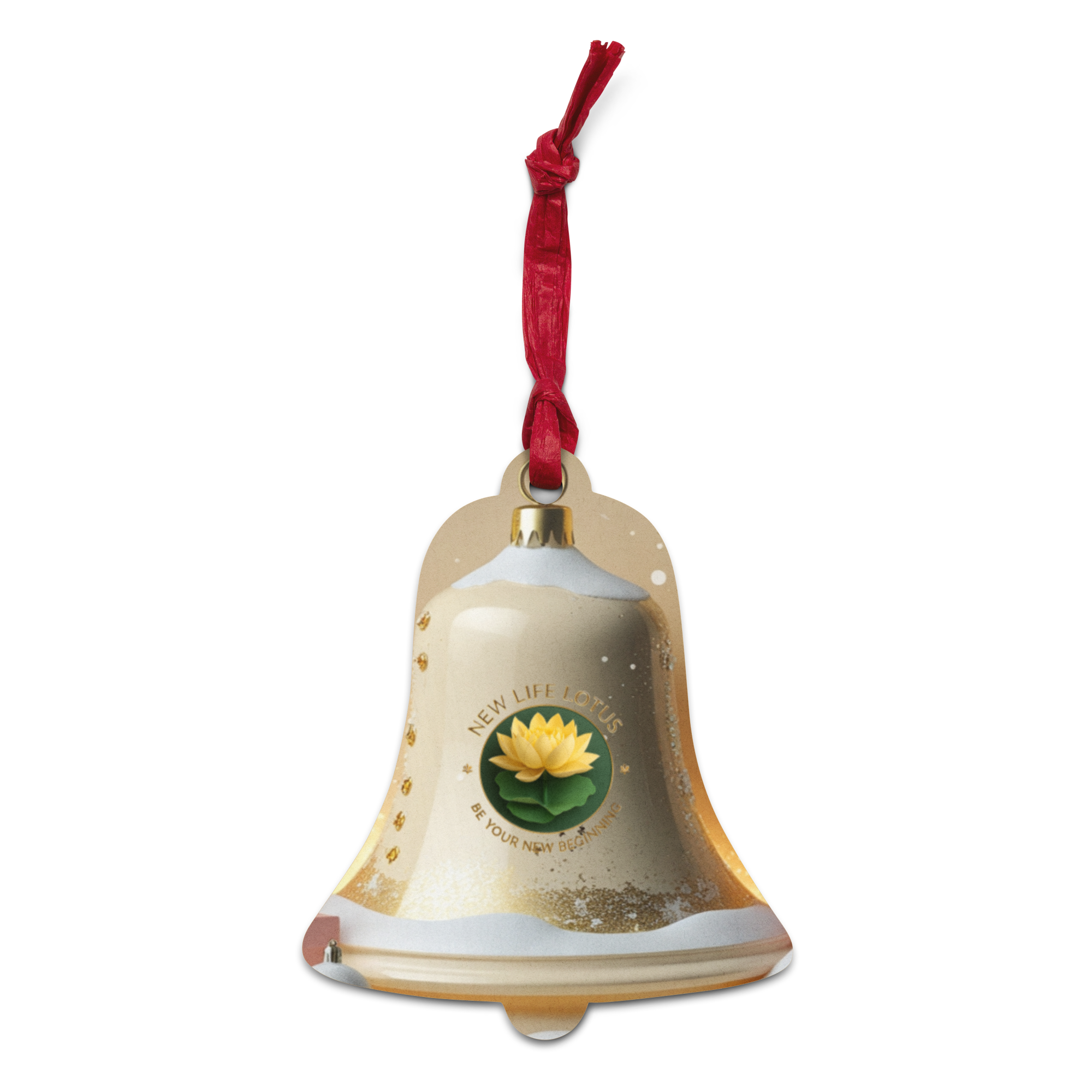 Christmas Jingle Bell Wooden ornament