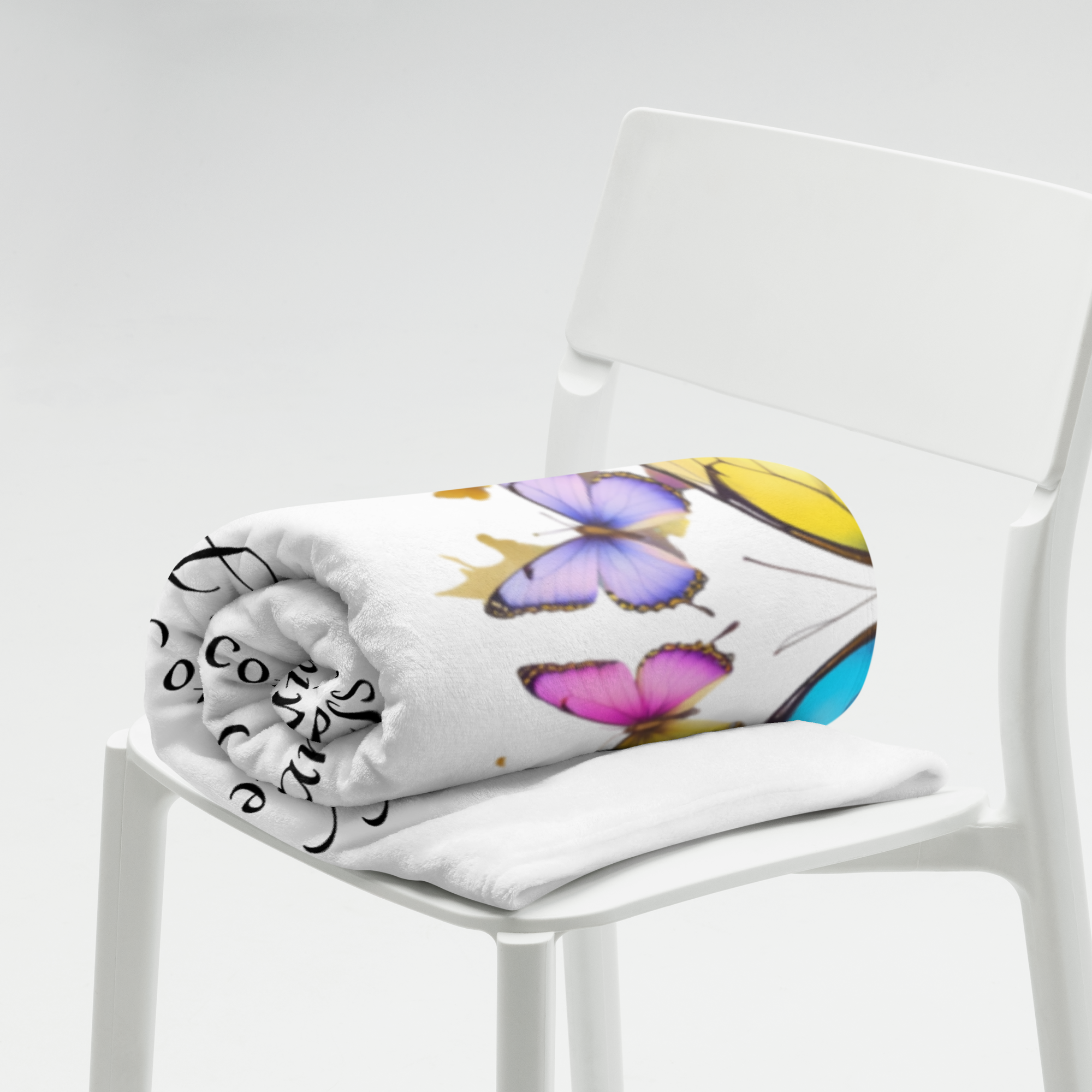 Enchanted Butterfly Throw Blanket