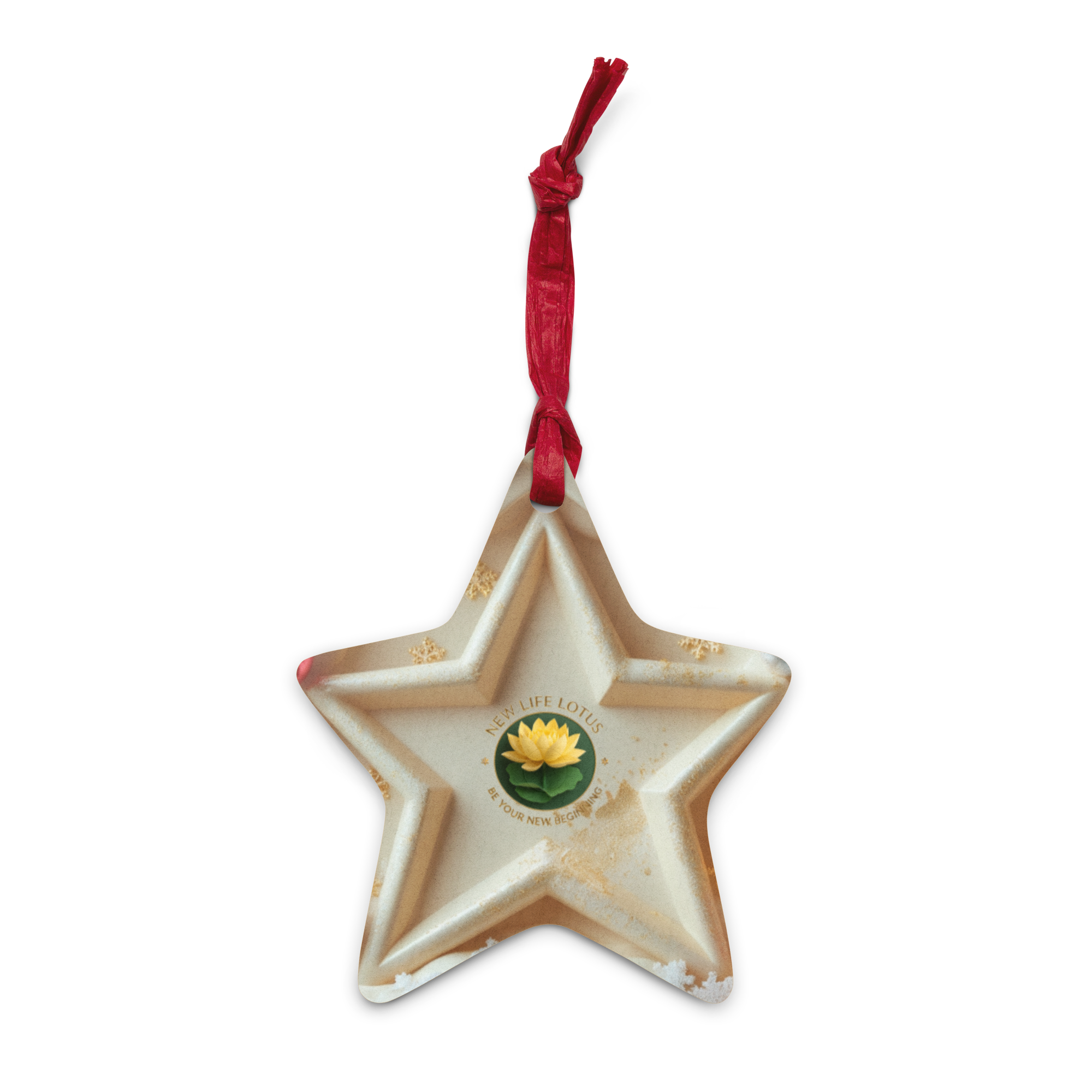 Christmas Star Wooden ornaments