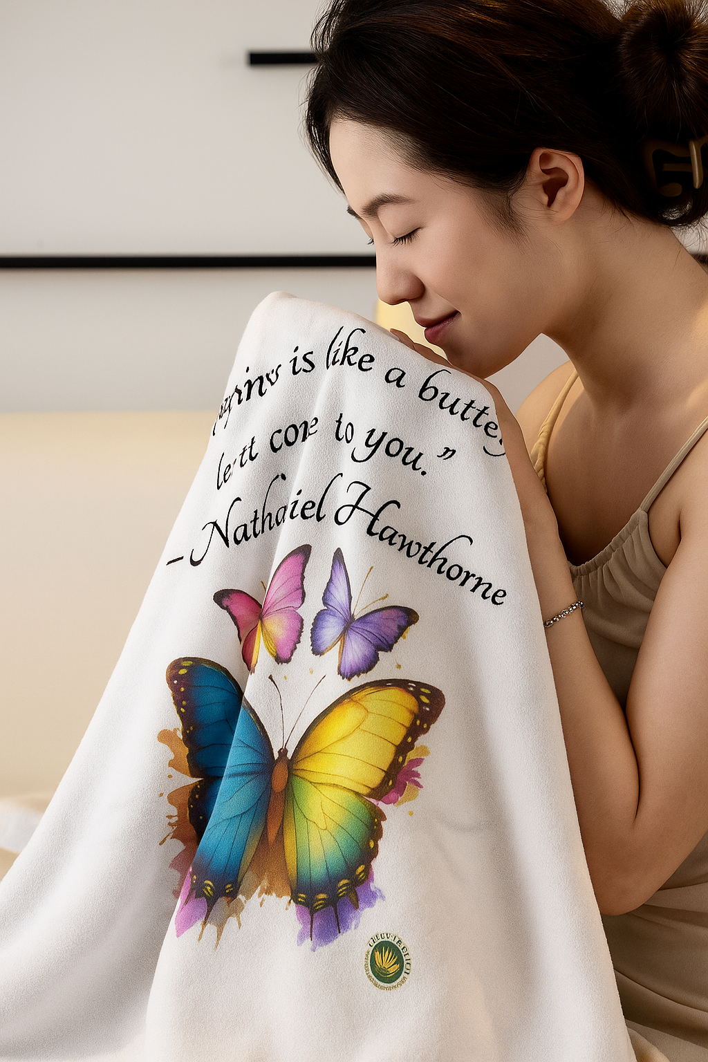 Enchanted Butterfly Throw Blanket