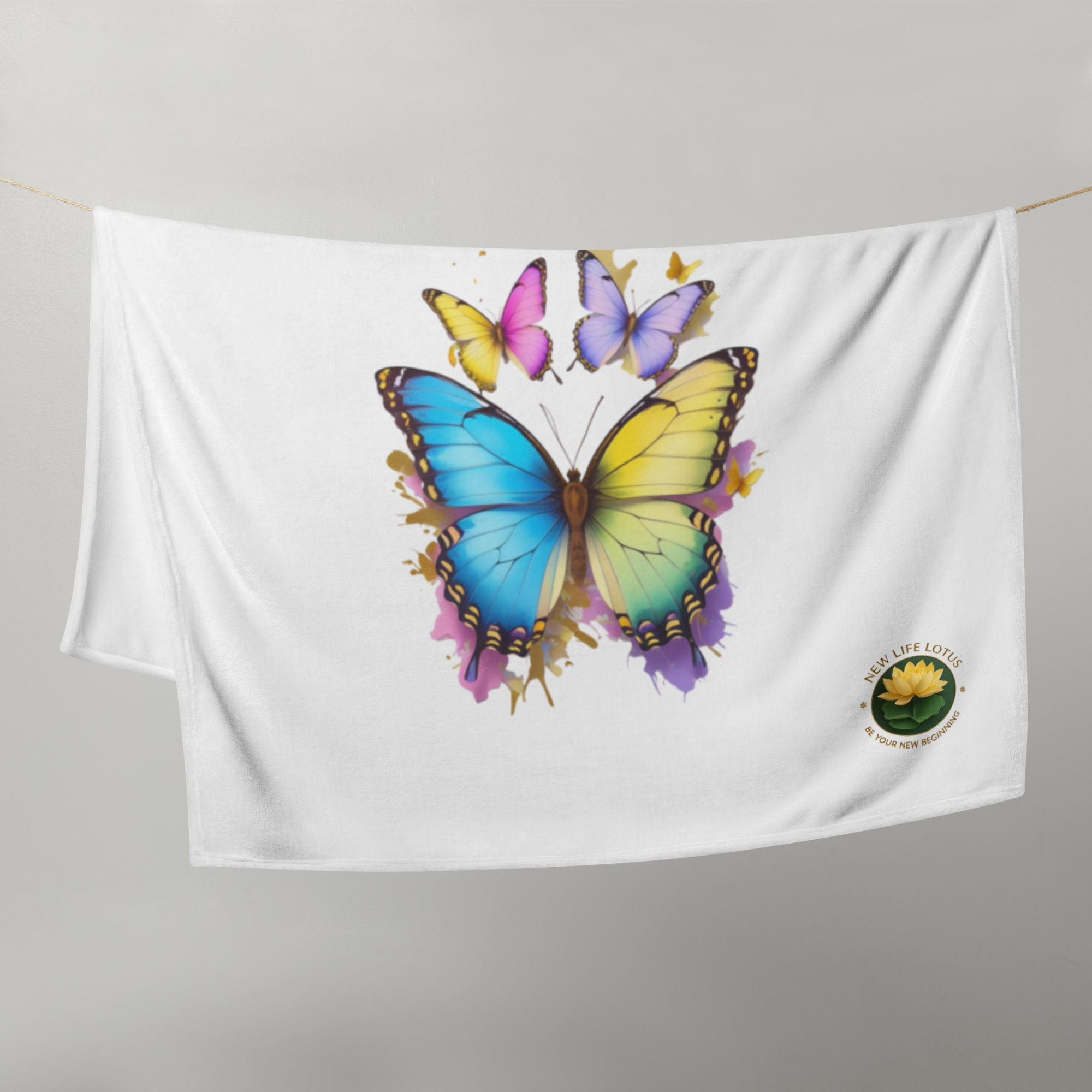Enchanted Butterfly Throw Blanket