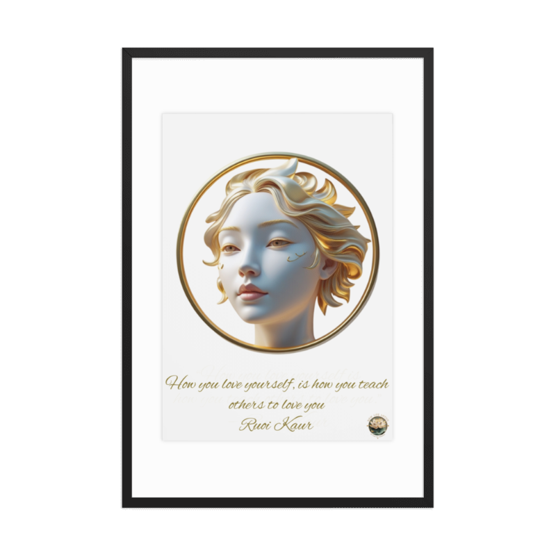 "A Most Elegant Affirmation – Inspirational Wall Art & Motivational Poster for Inner Peace and Self-Care"