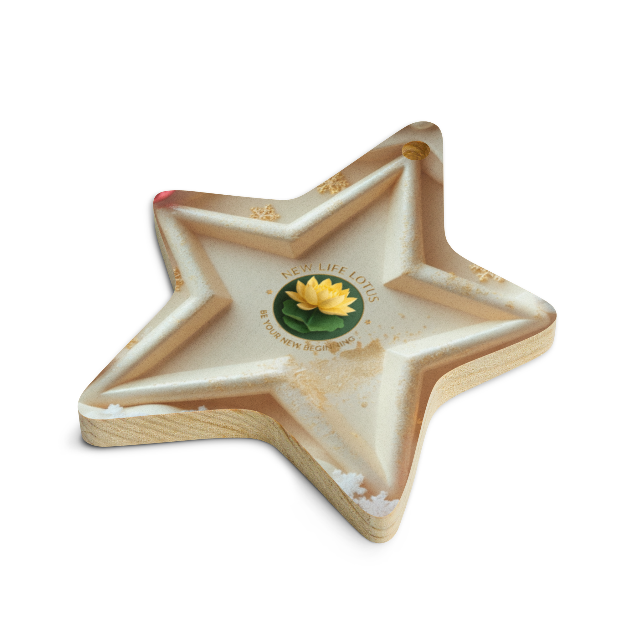 Christmas Star Wooden ornaments