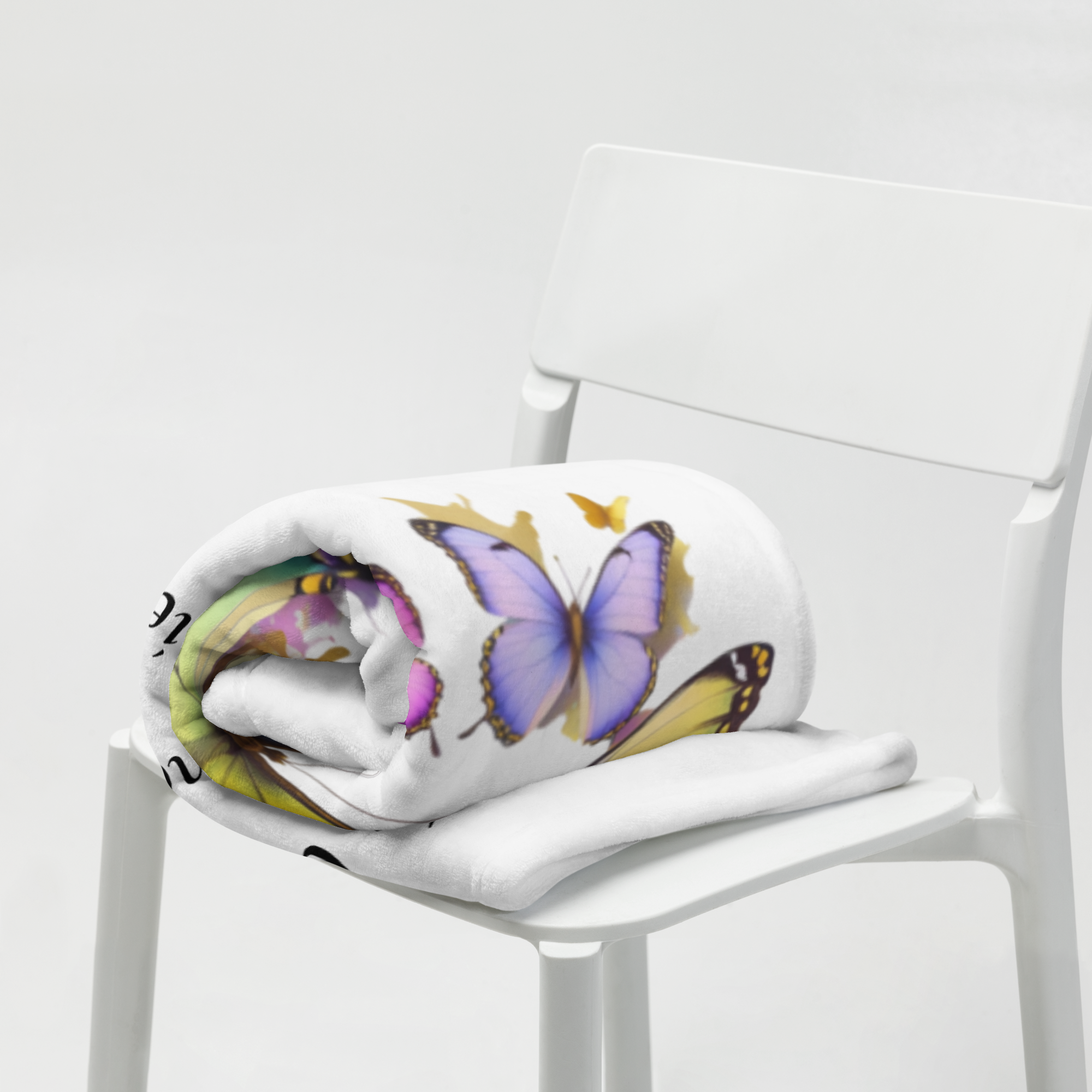 Enchanted Butterfly Throw Blanket