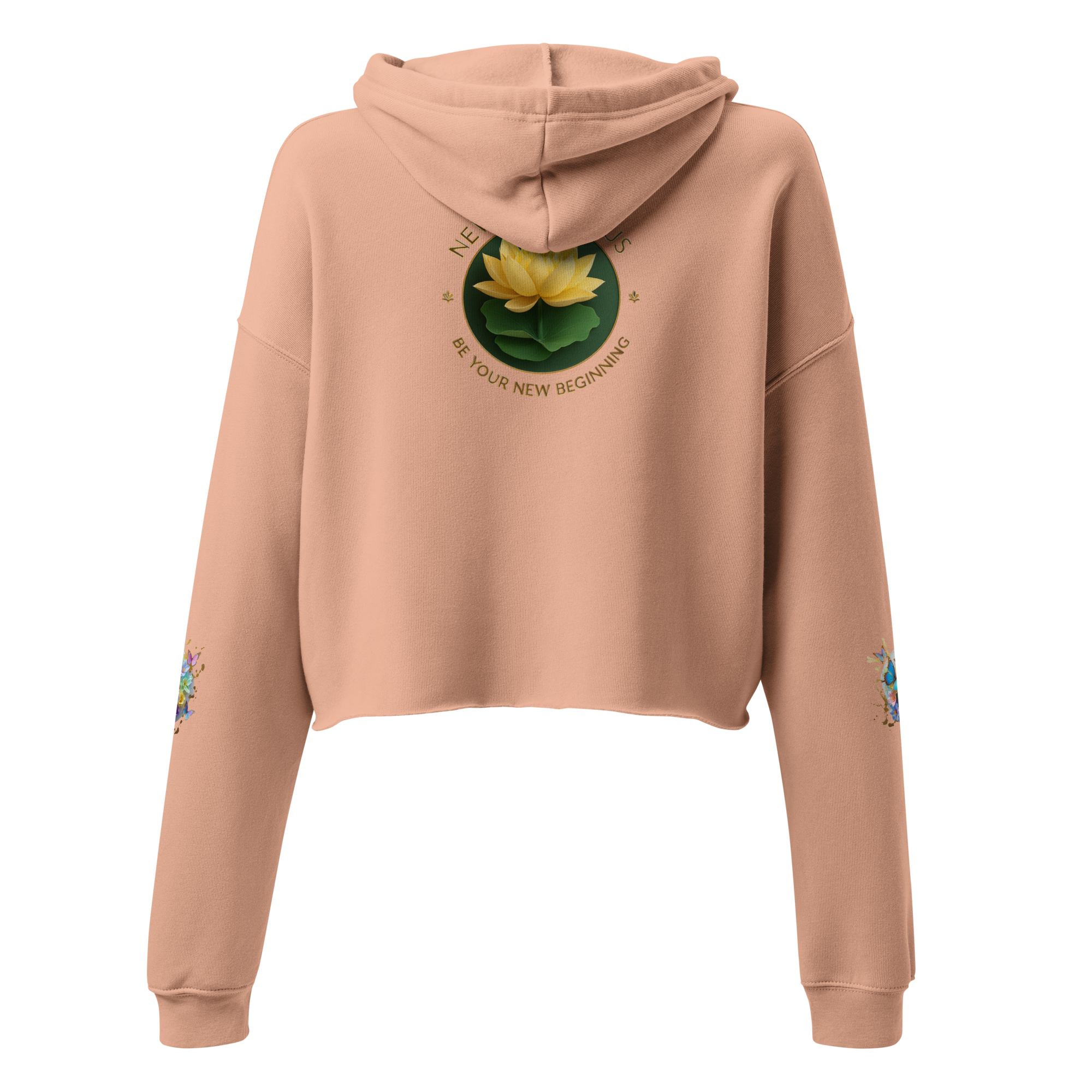 Flourish & Glow: The Garden Cropped Hoodie of Self-Care