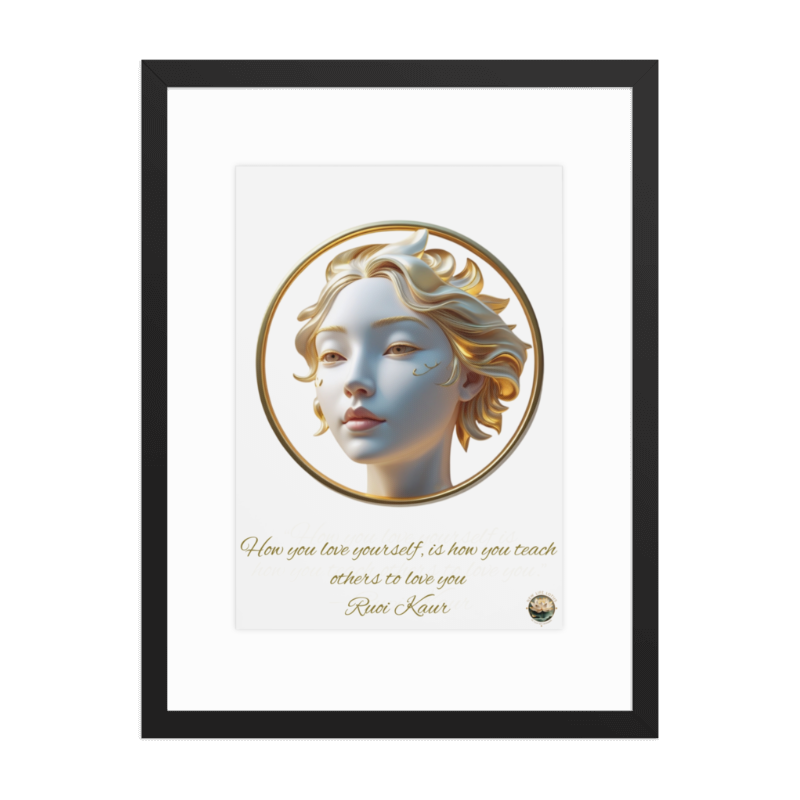 "A Most Elegant Affirmation – Inspirational Wall Art & Motivational Poster for Inner Peace and Self-Care"