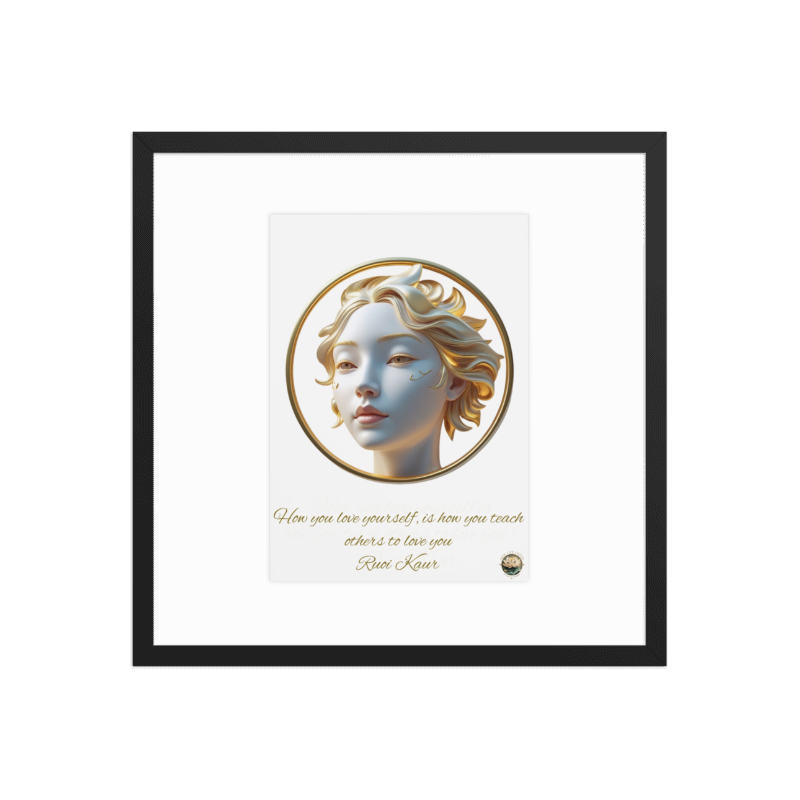 "A Most Elegant Affirmation – Inspirational Wall Art & Motivational Poster for Inner Peace and Self-Care"