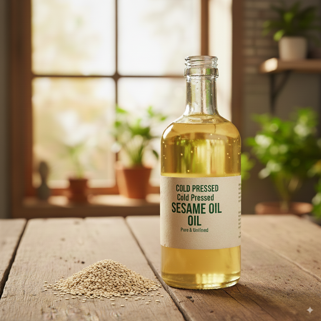Cold Pressed Sesame Oil