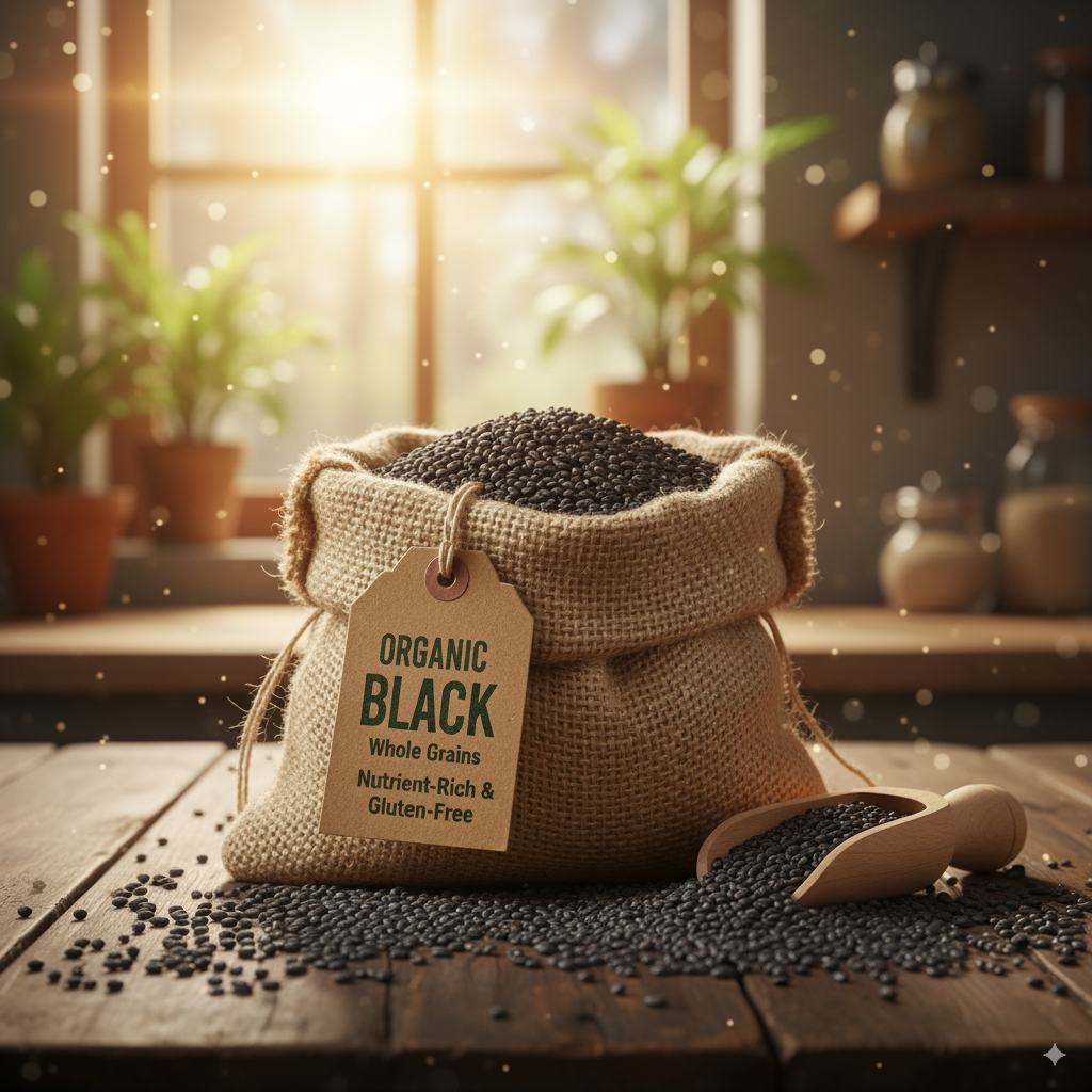 Organic Black Whole Grains
