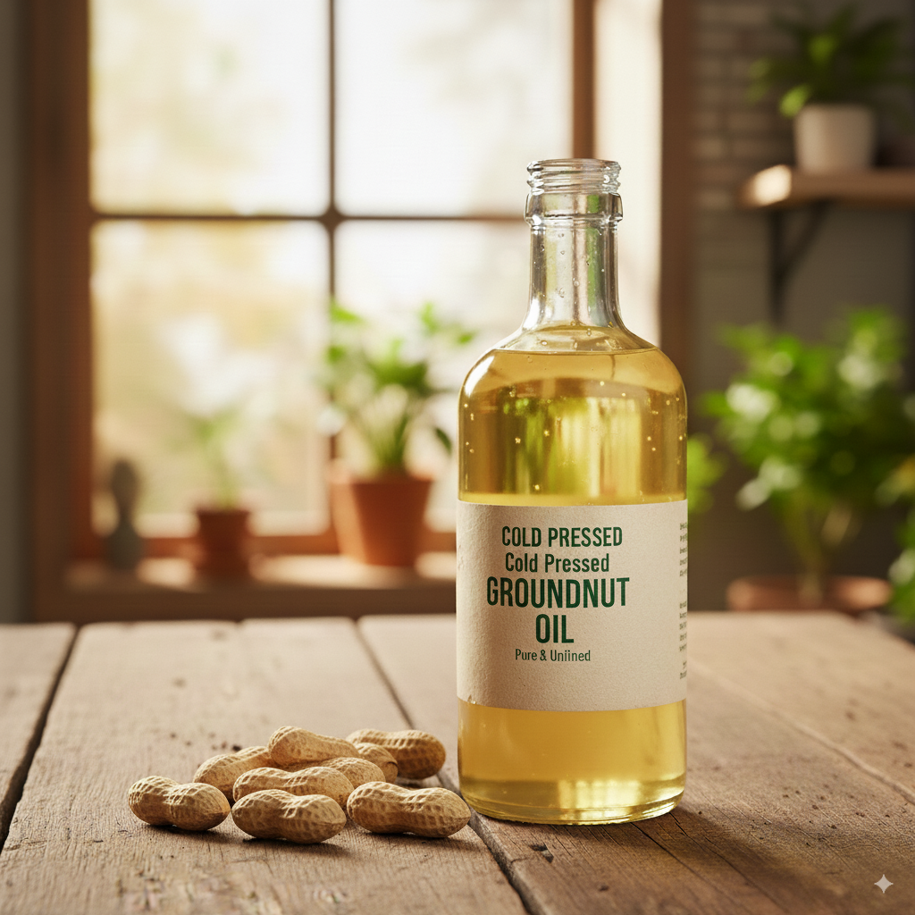 Cold Pressed Groundnut Oil