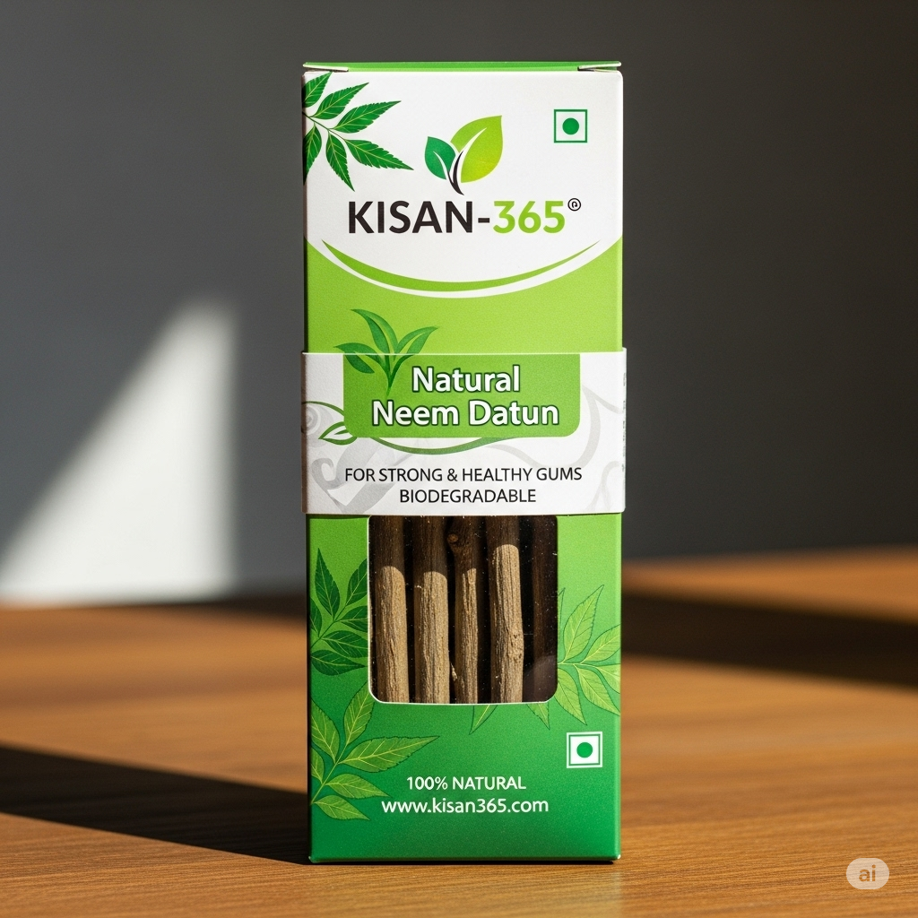 KISAN-365® Natural Neem Datun