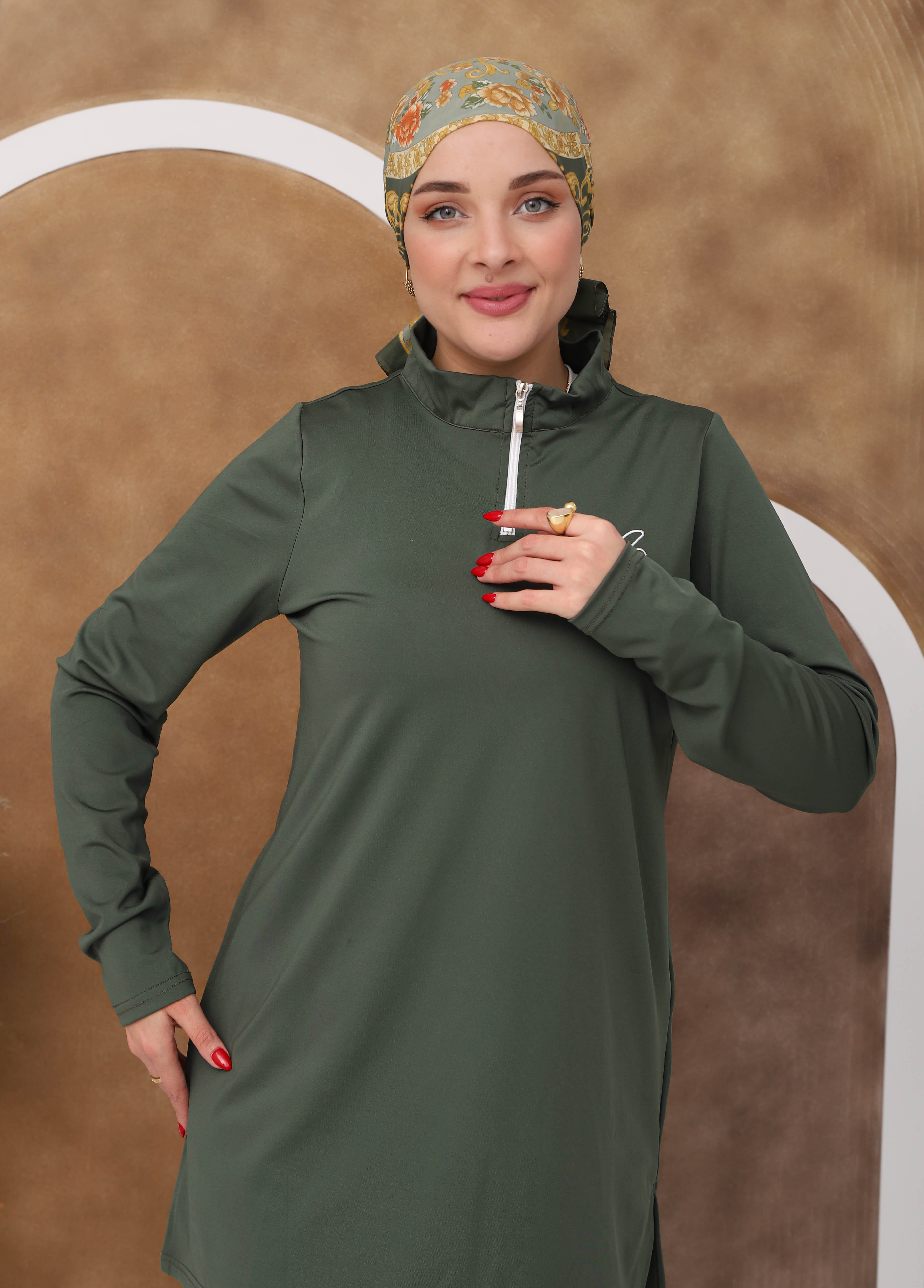 Ensemble sportif verte