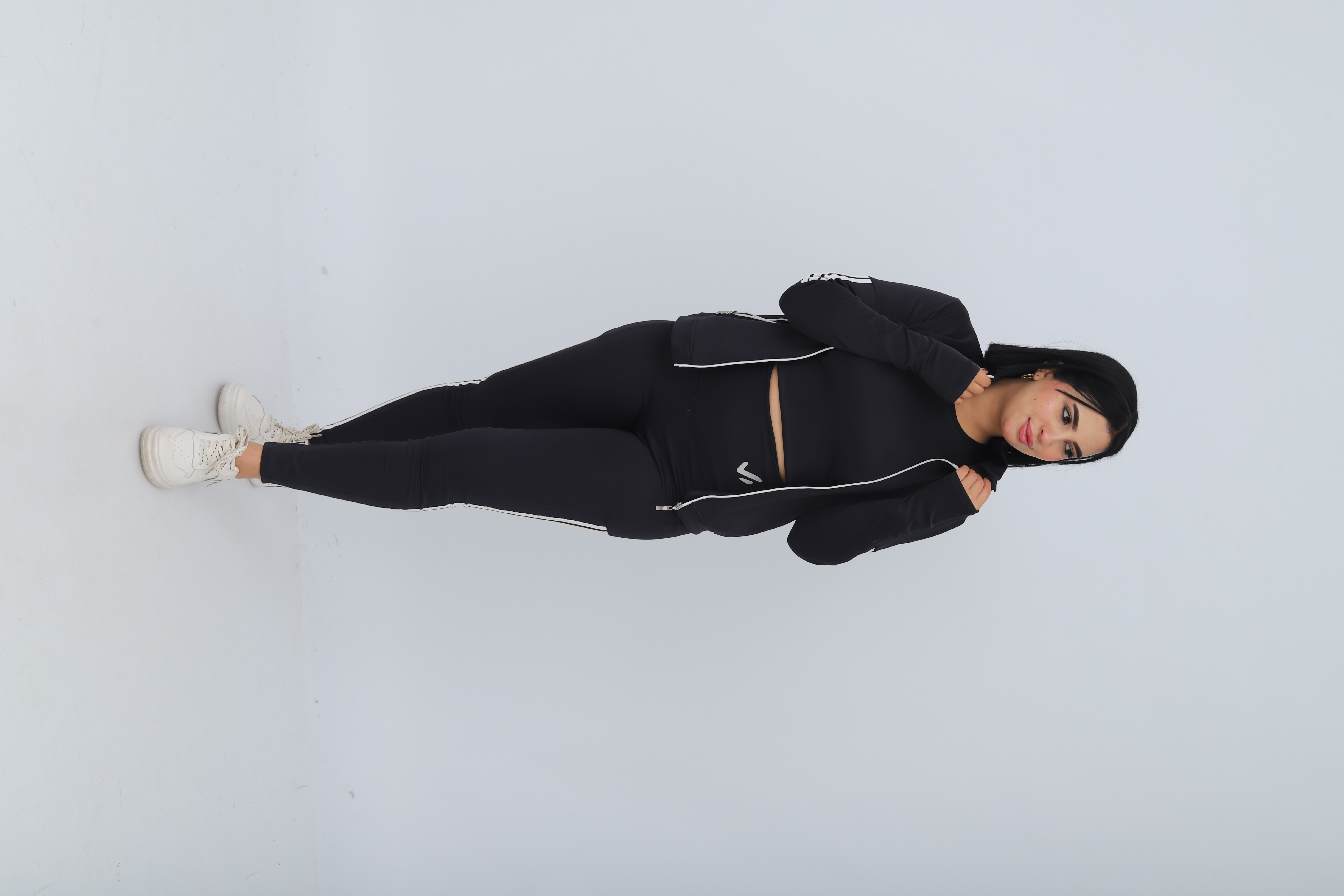 Ensemble 3 pièce de sport noir femme