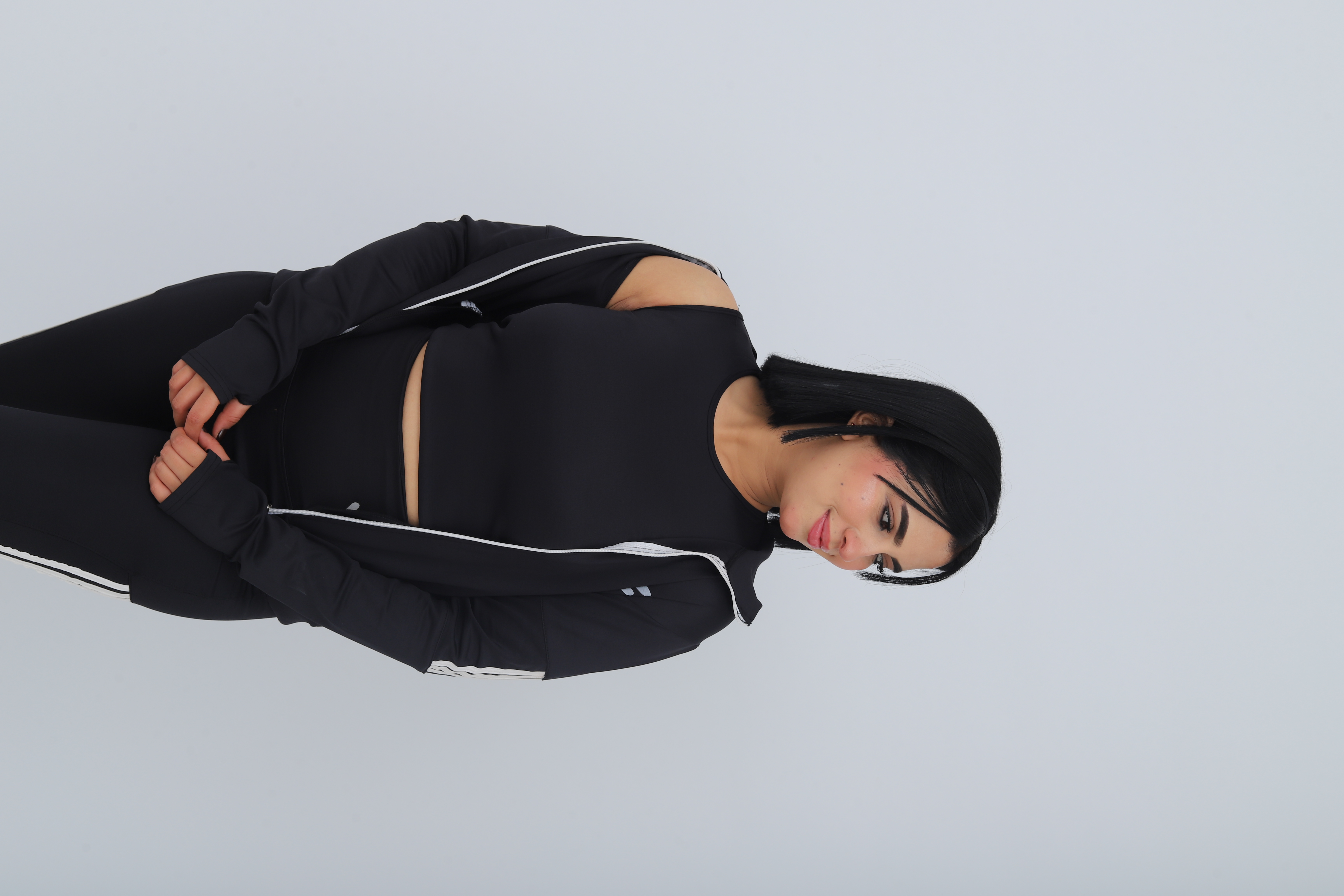 Ensemble 3 pièce de sport noir femme