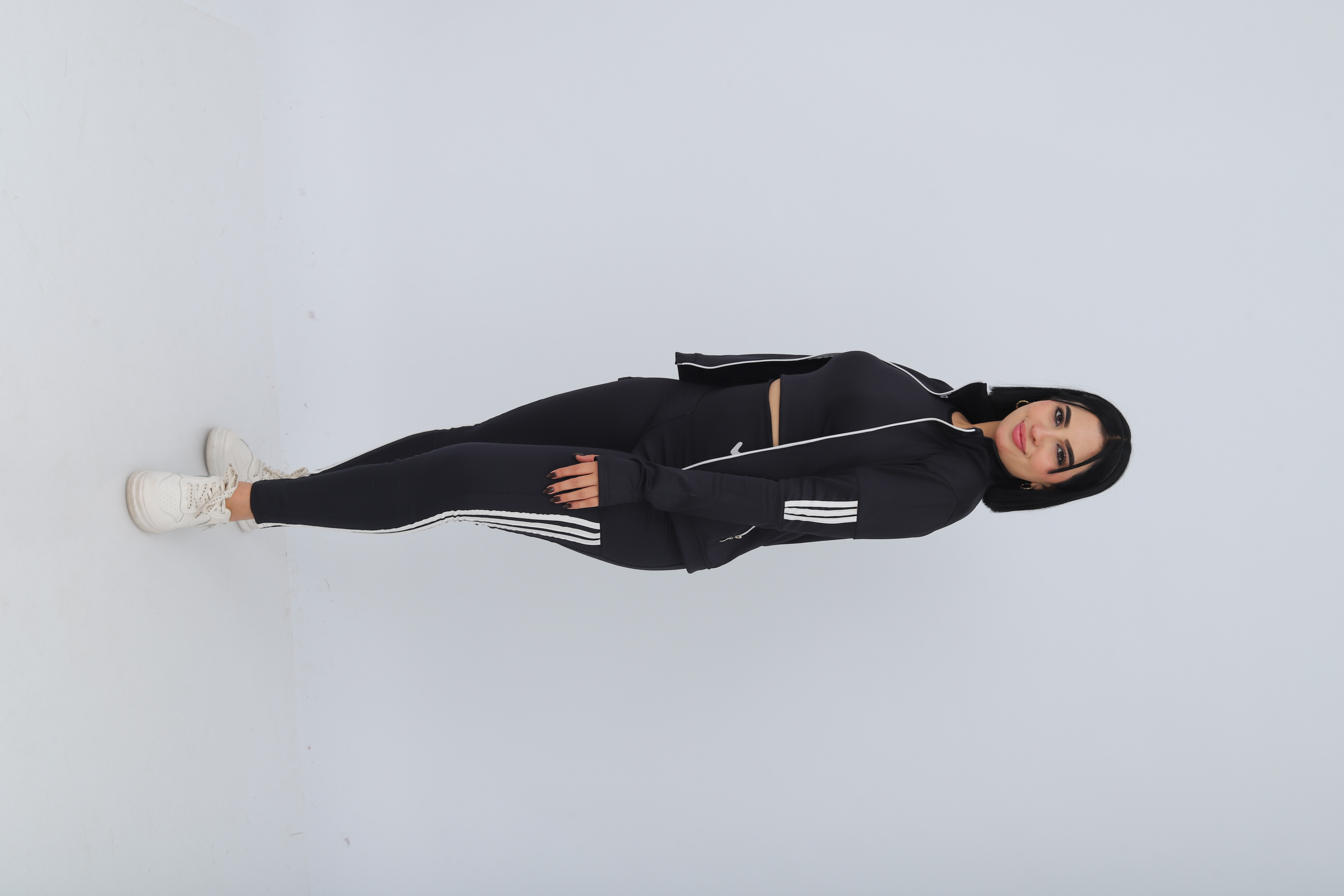 Ensemble 3 pièce de sport noir femme