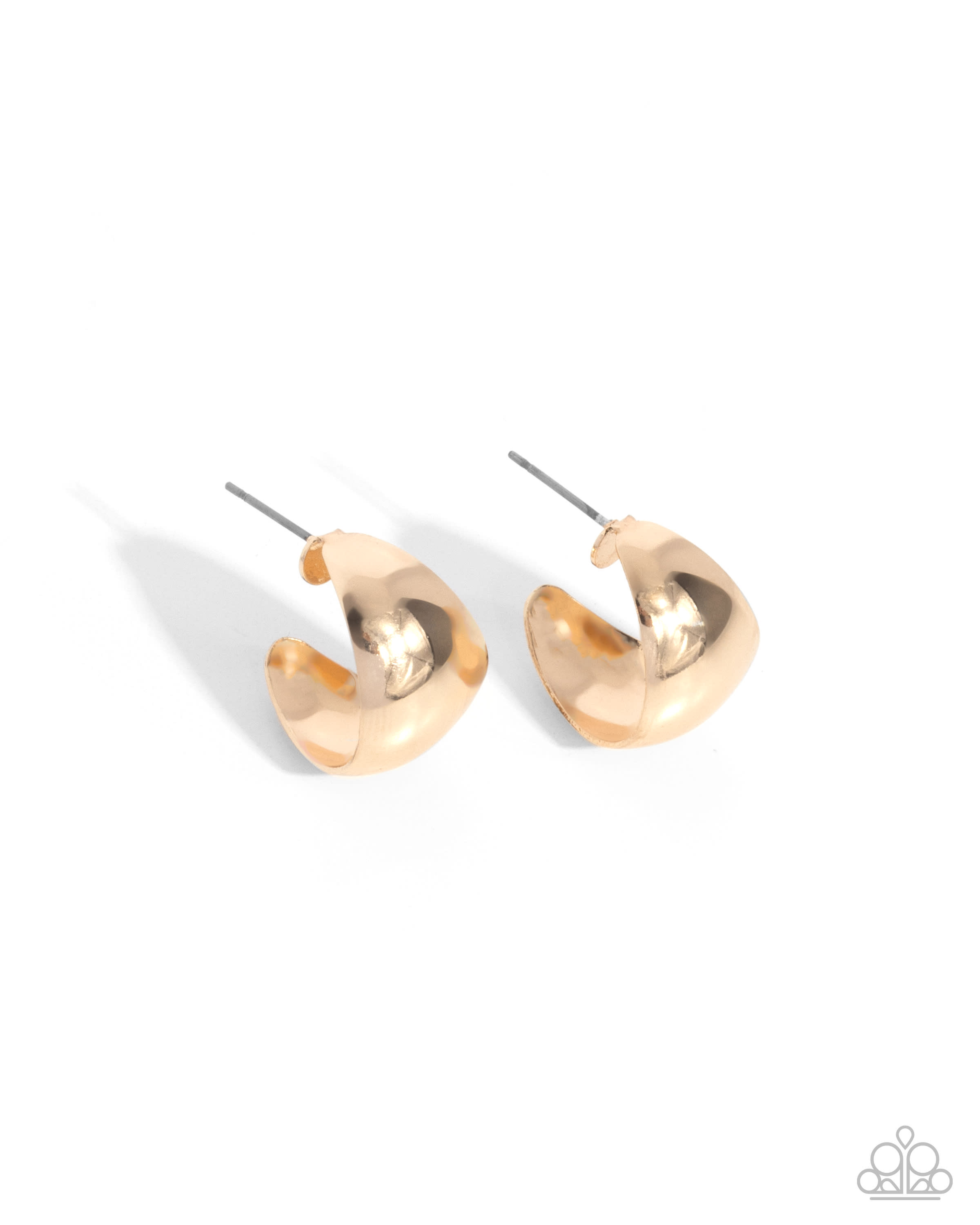 Gold-Tone Twisted Hoop Earrings