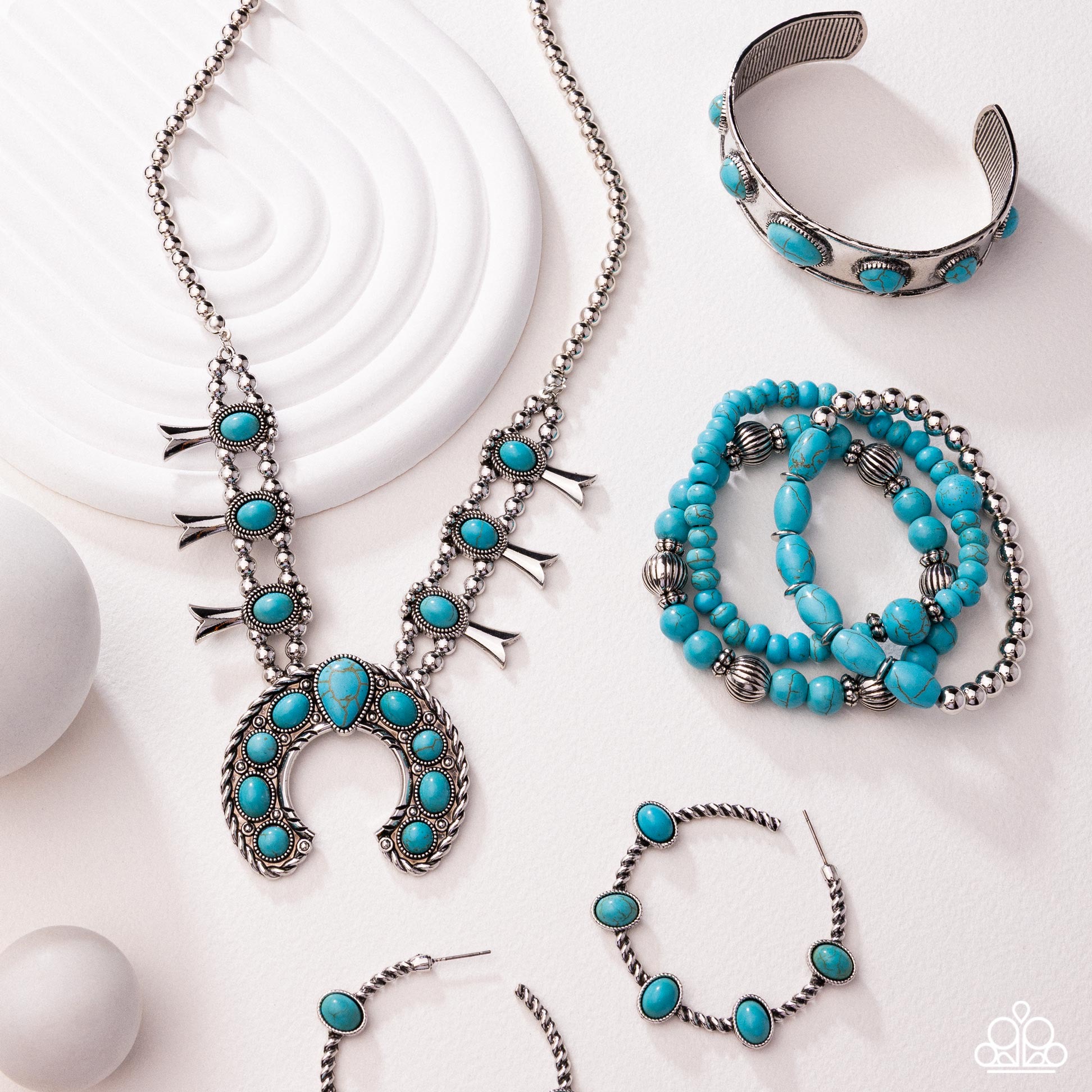 Turquoise Western Jewelry Set