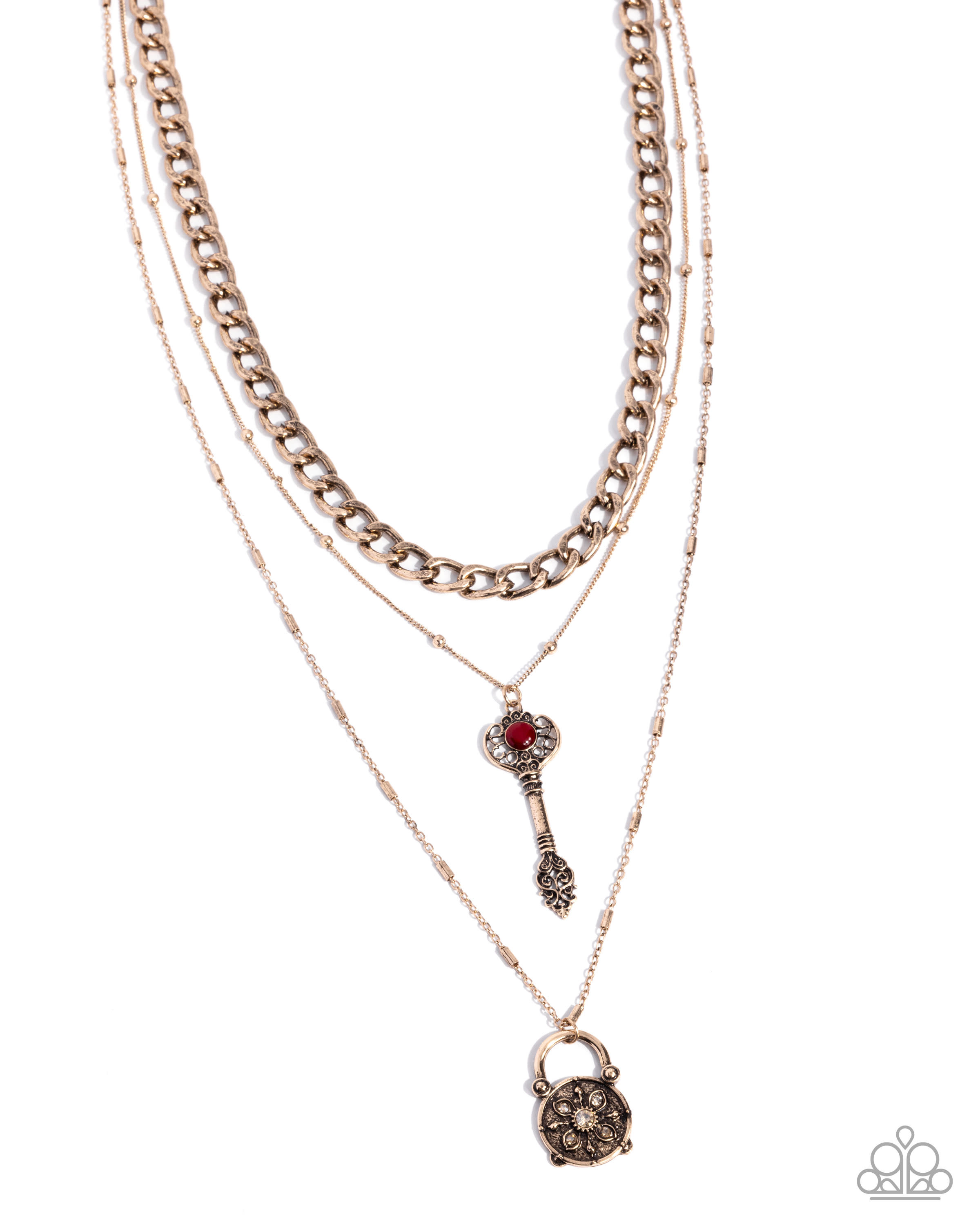 Vintage-inspired layered necklace