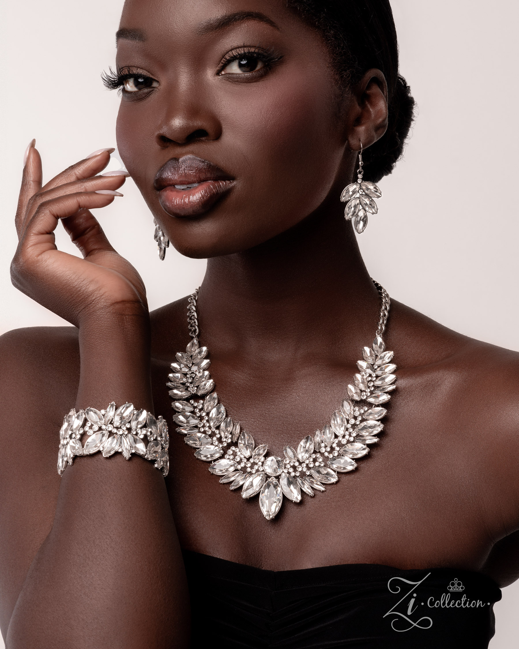 Crystal Statement Jewelry Set