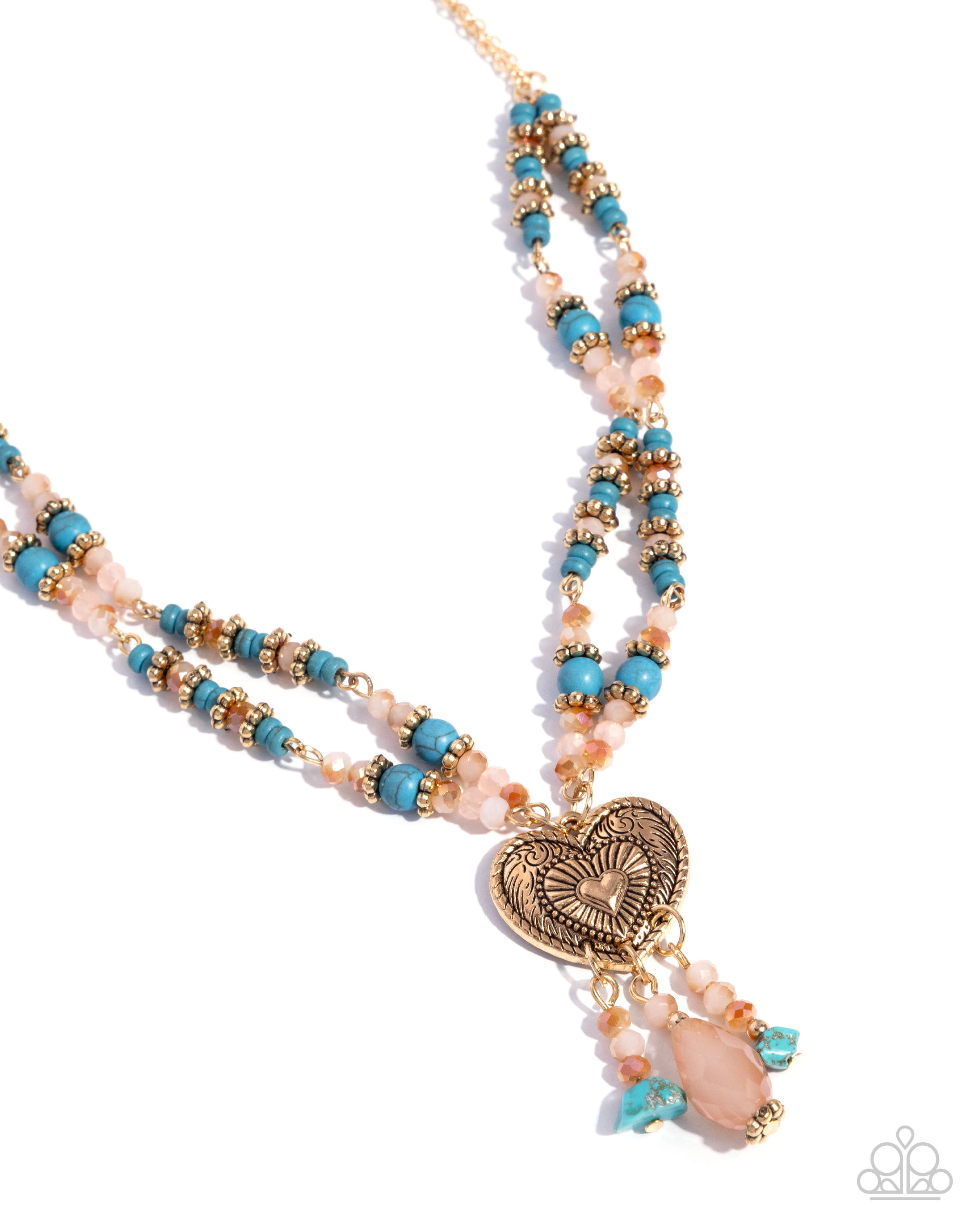 Bohemian Heart Pendant Necklace