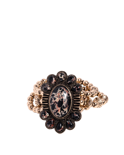 Vintage Floral Statement Bracelet