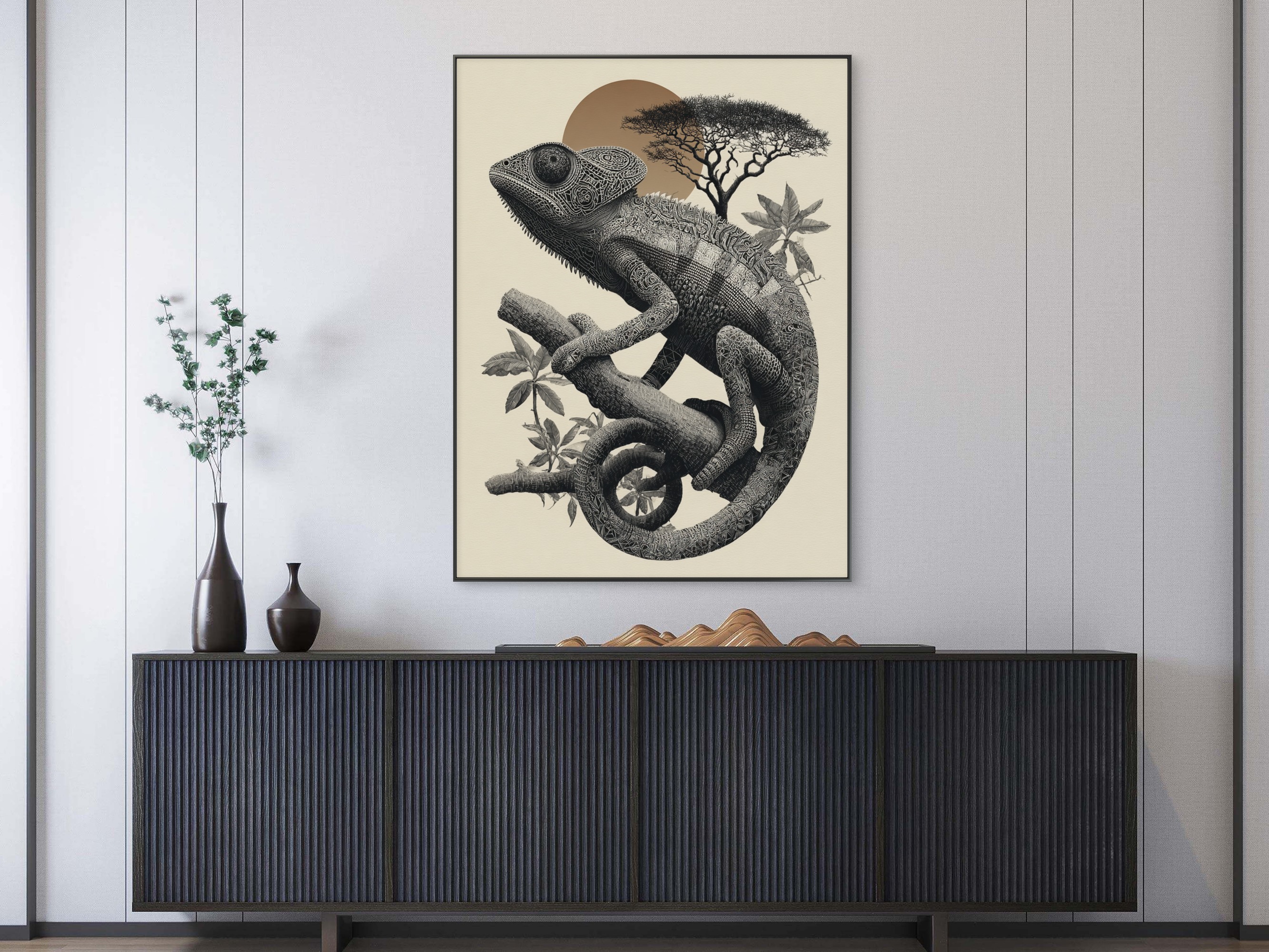 Caméléon Totémique