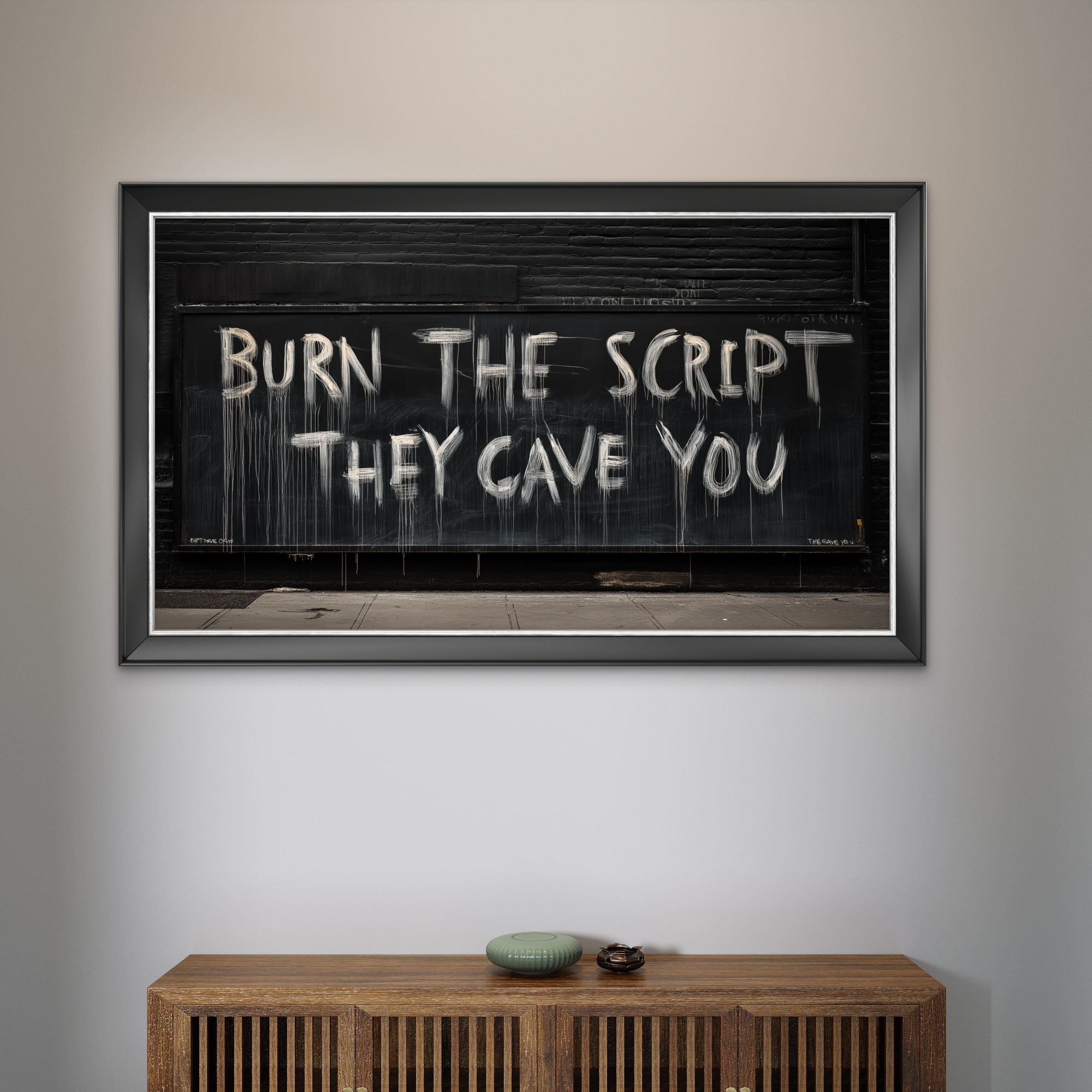  Burn the Script They Gave You