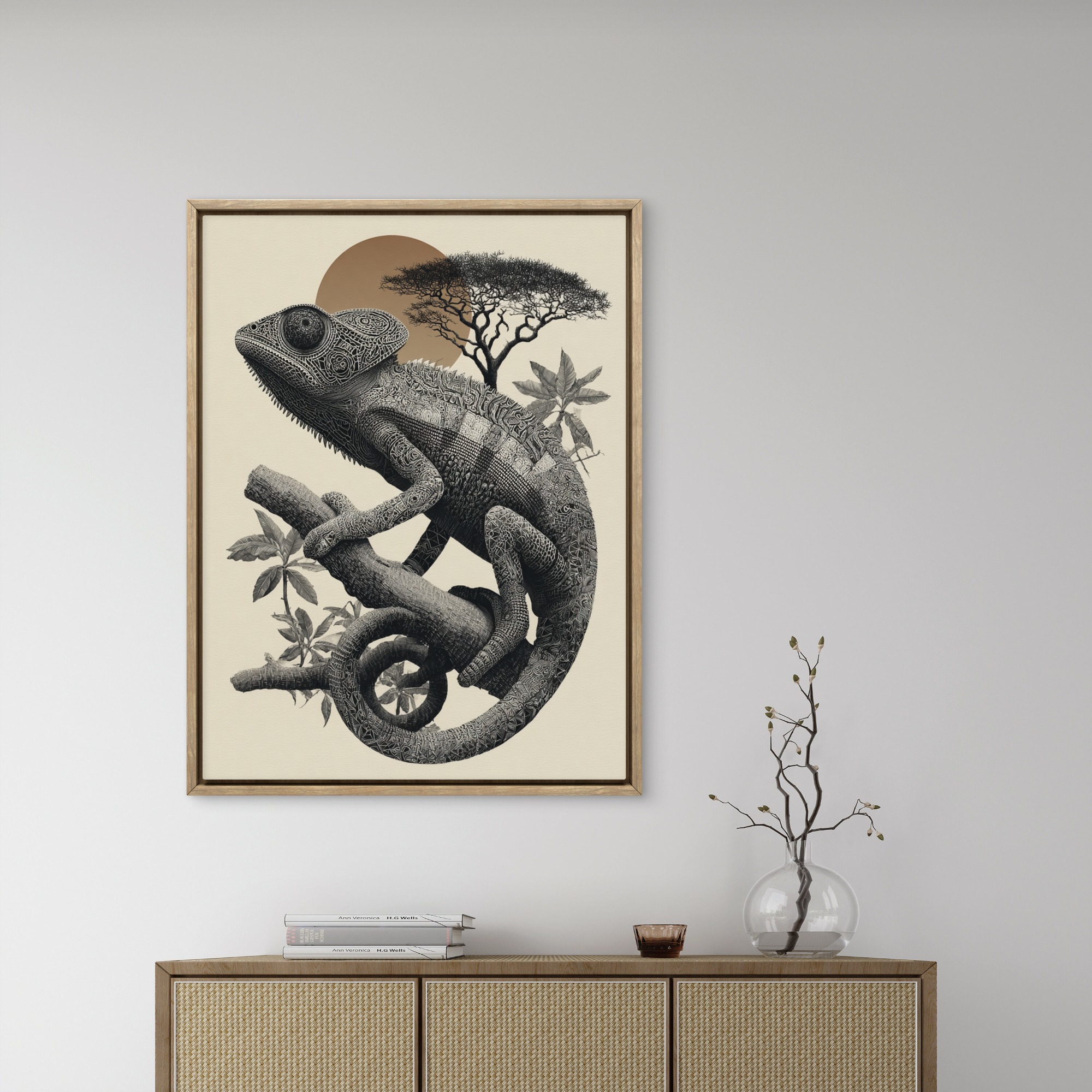 Caméléon Totémique