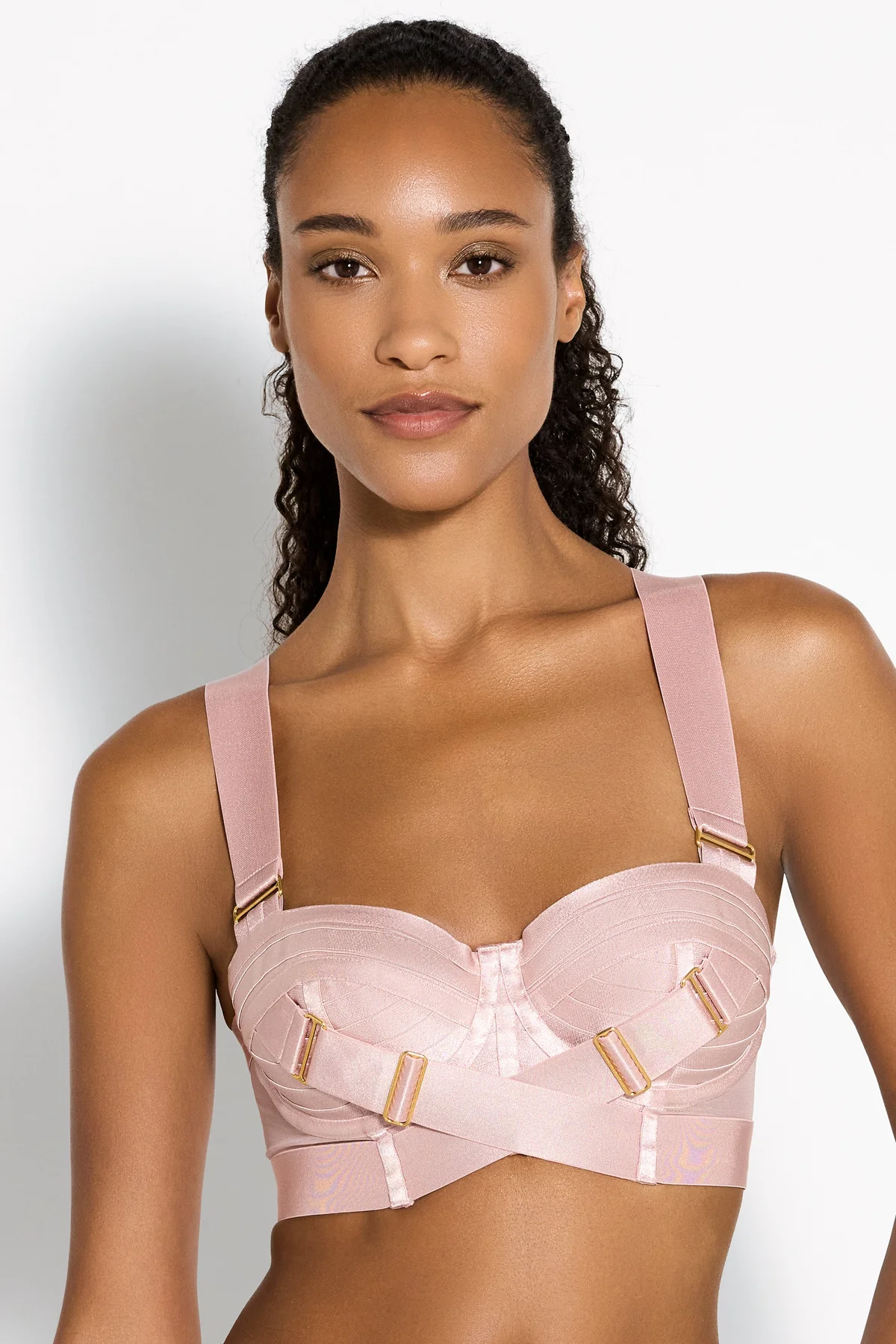 Soutien-gorge bustier à empiècement Retta