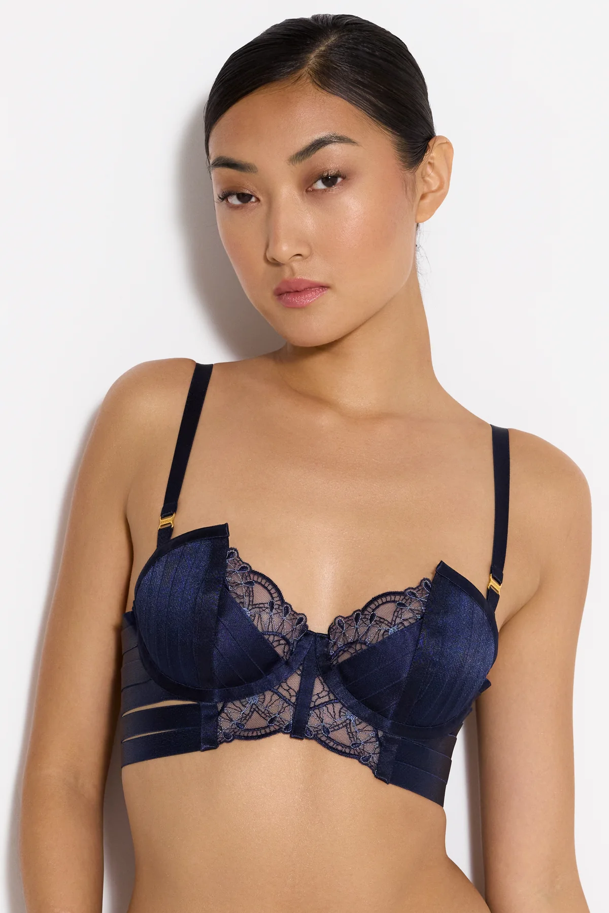 Soutien-gorge bustier à empiècement Mari