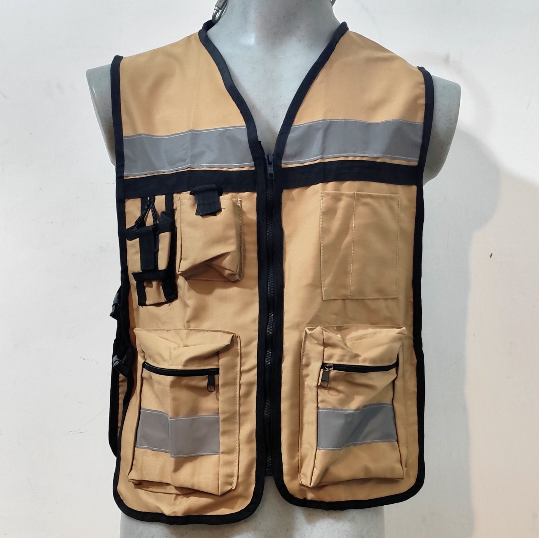 Chaleco Brigadista Unitalla Color Kaki