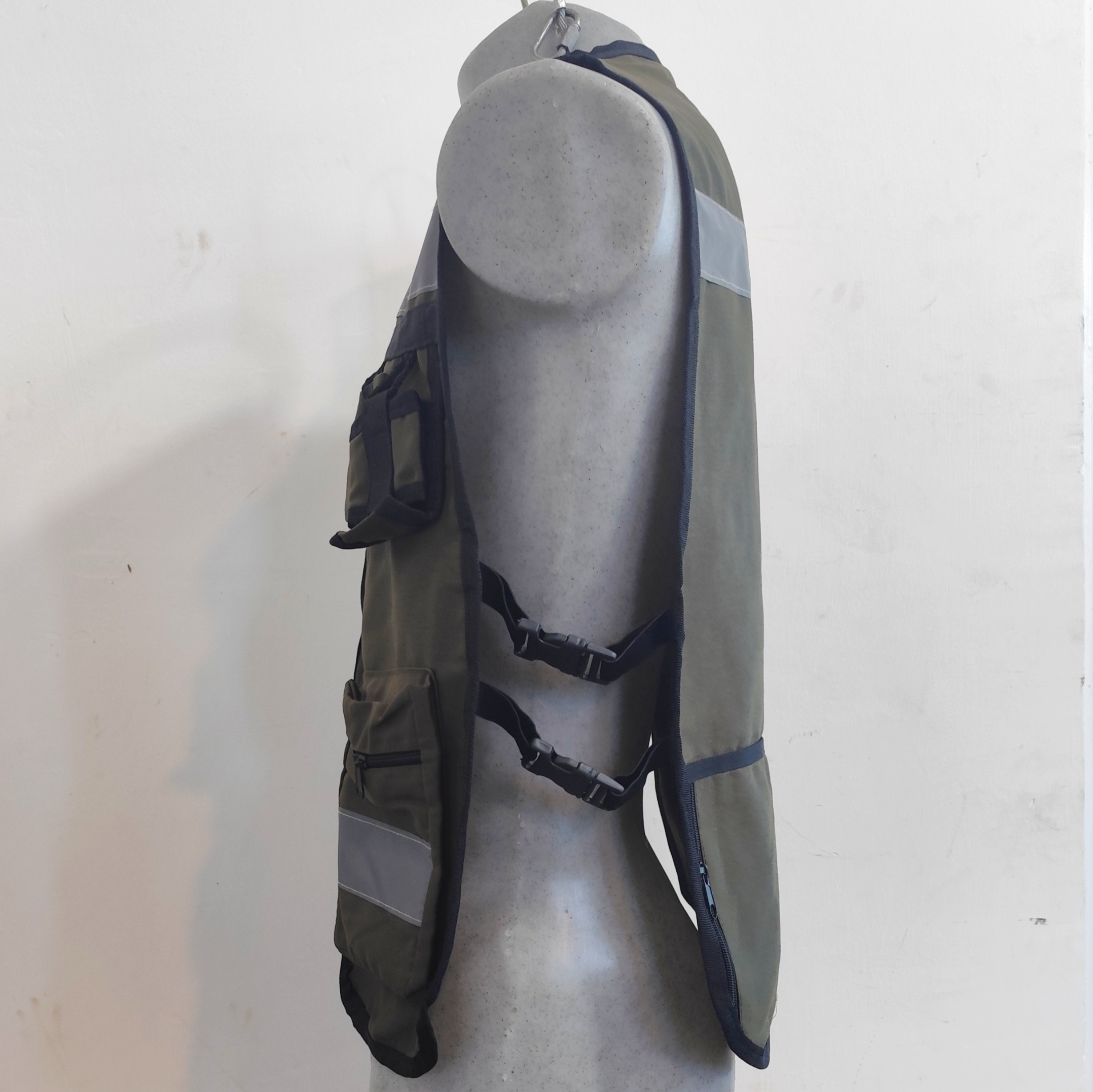 Chaleco Brigadista Unitalla Color Verde Olivo