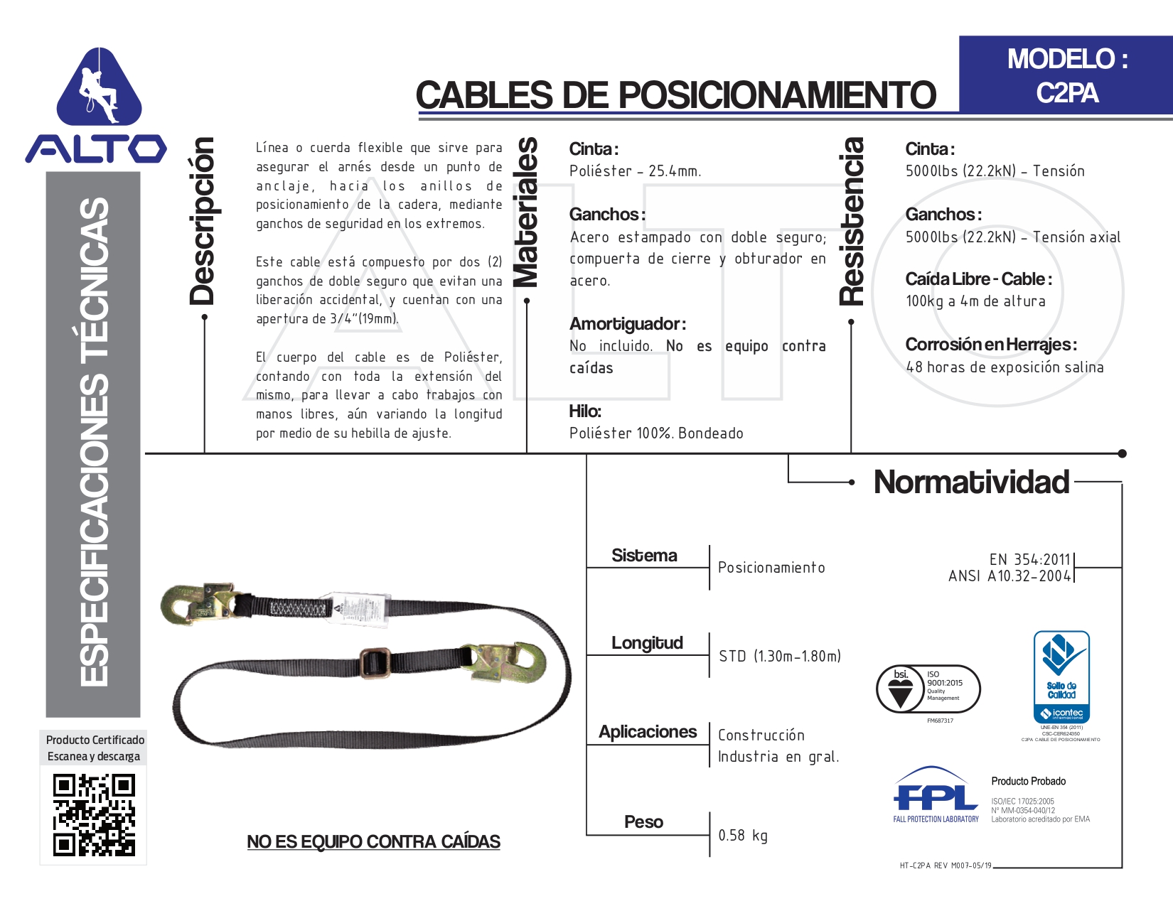 C2PA-STD BANDOLA AJUSTABLE