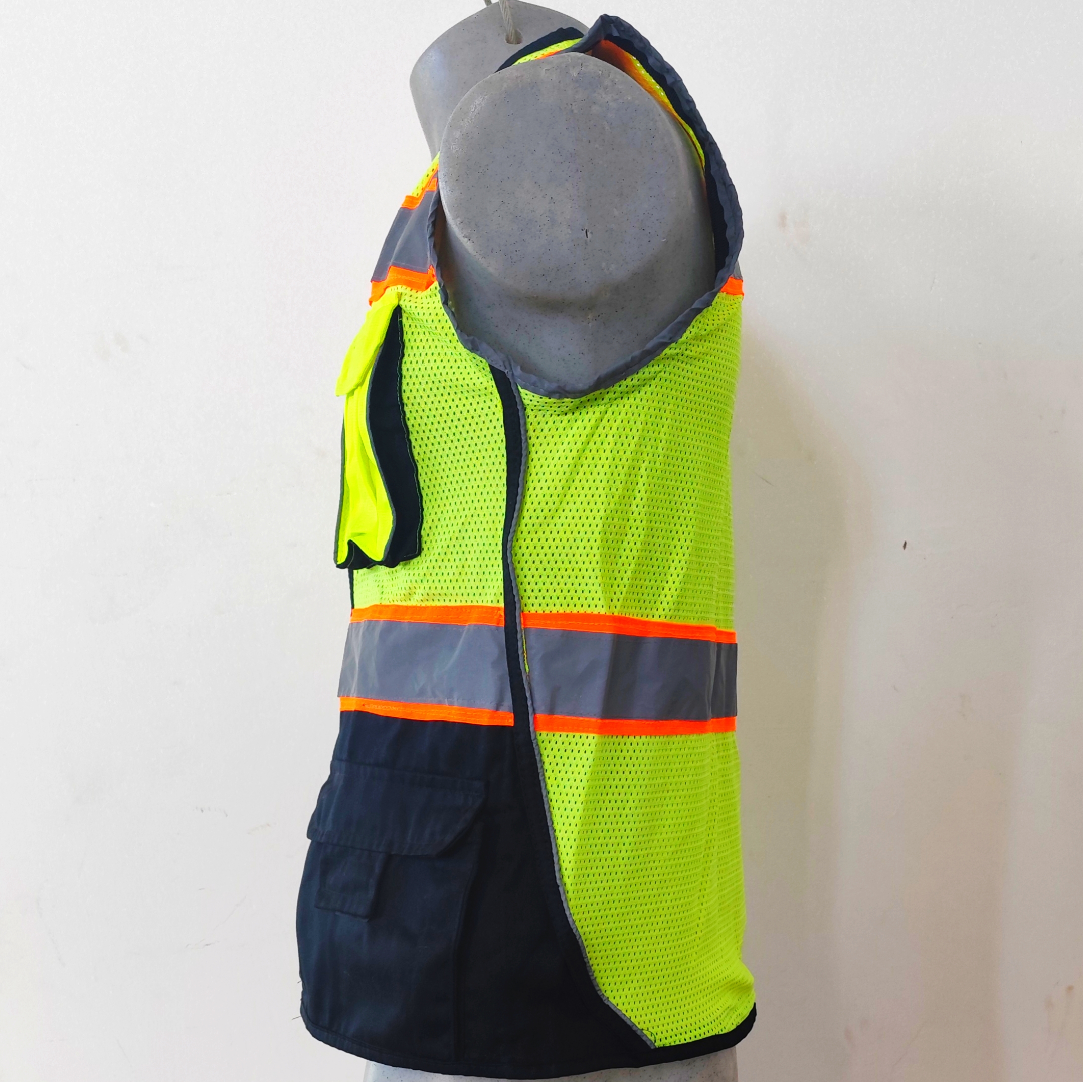 CHALECO MODELO KISHIGO TALLAS CH, M, G Y EG COLOR AMARILLO NEON