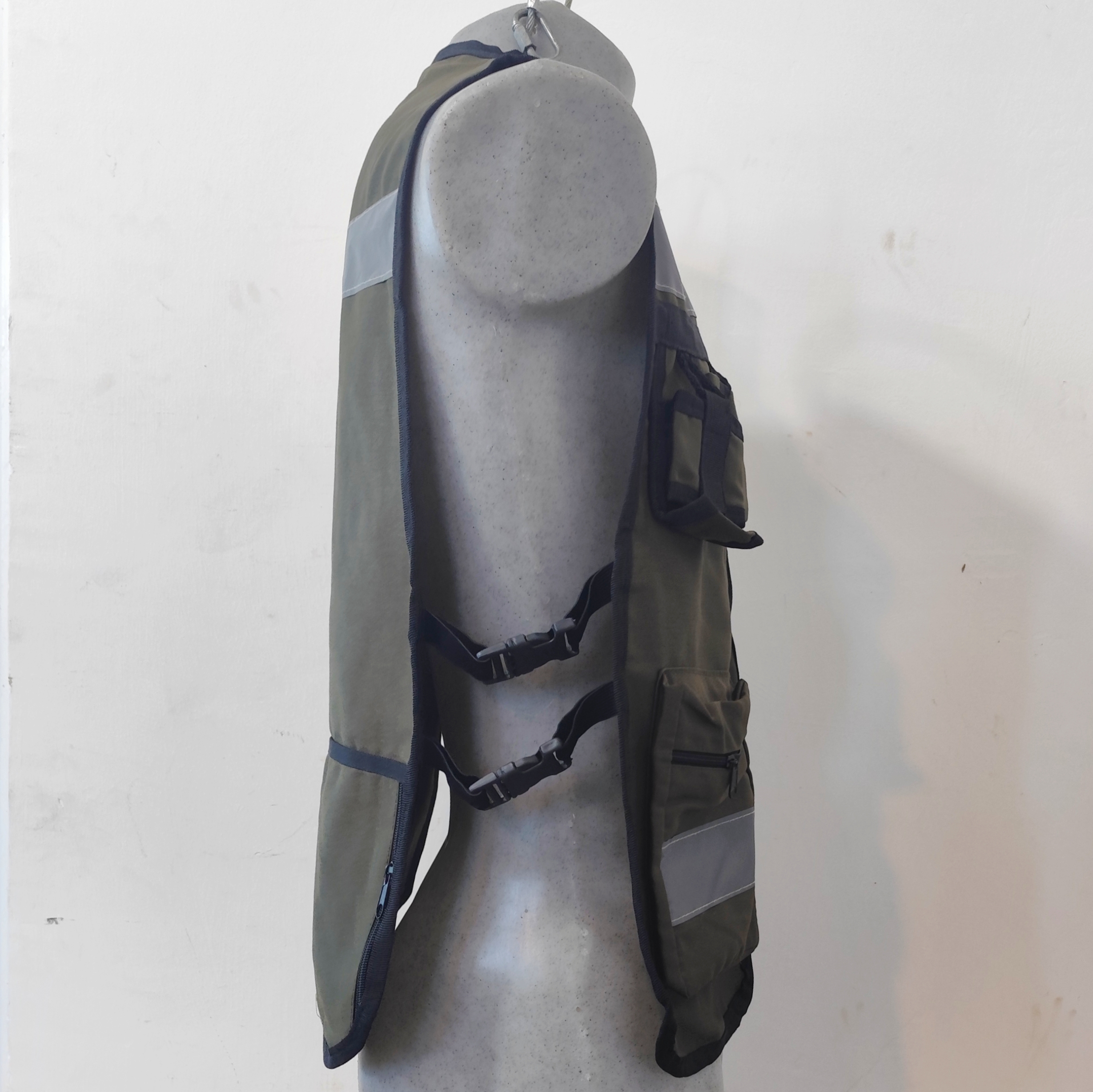 Chaleco Brigadista Unitalla Color Verde Olivo