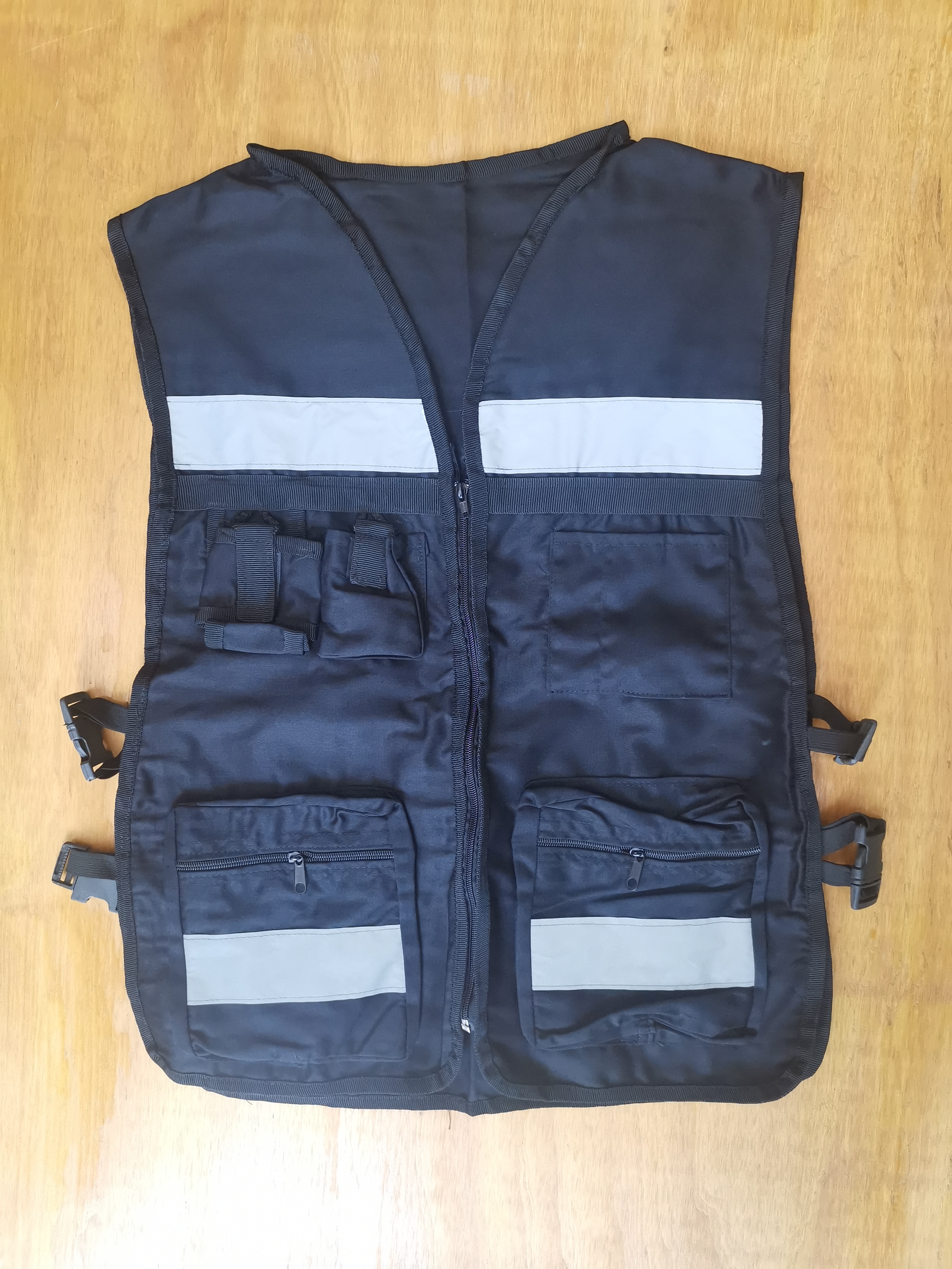 CHALECO BRIGADISTA UNITALLA 80/20 NEGRO