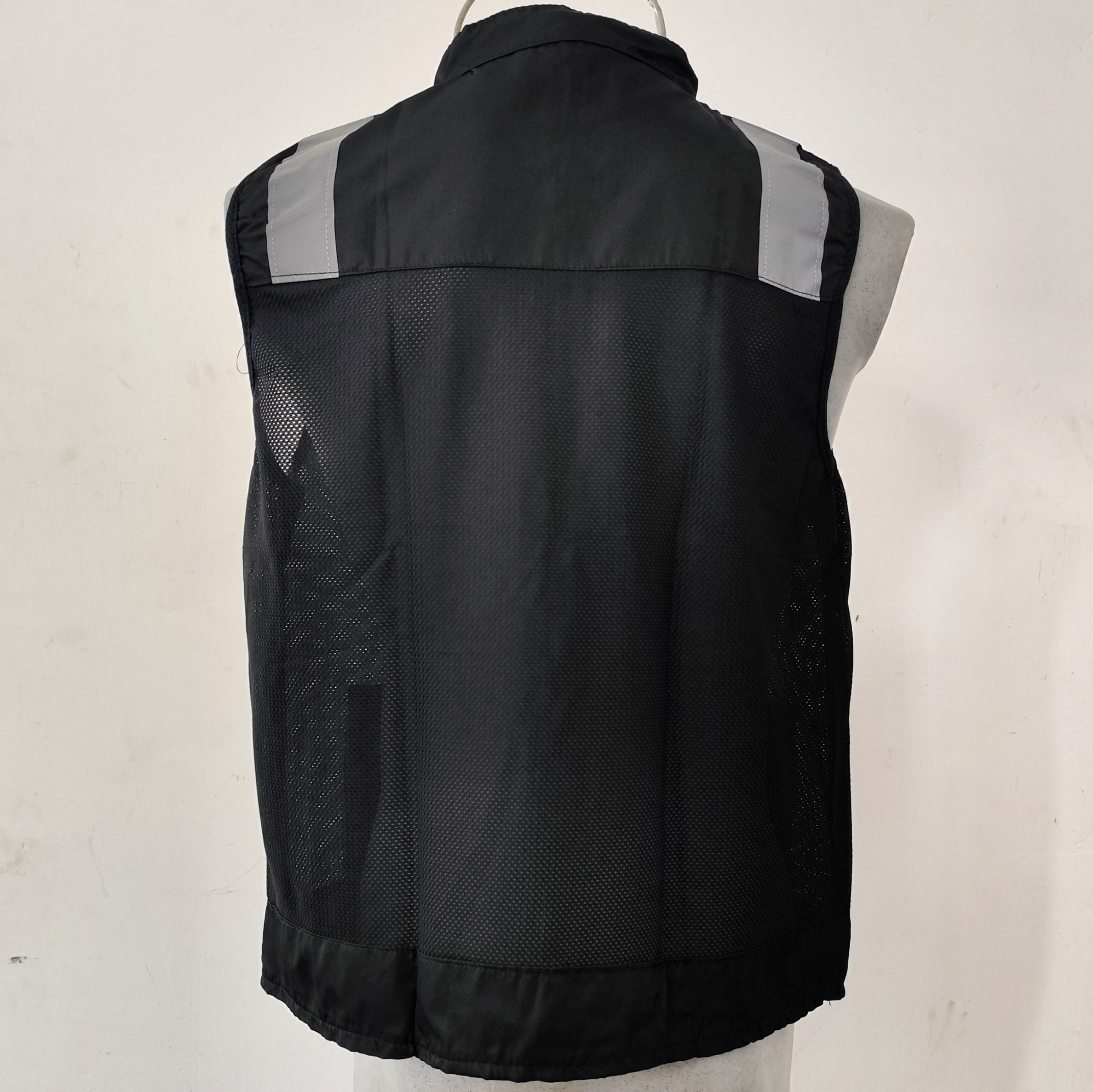 Chaleco Regio de Alta Visibilidad Negro / Rojo