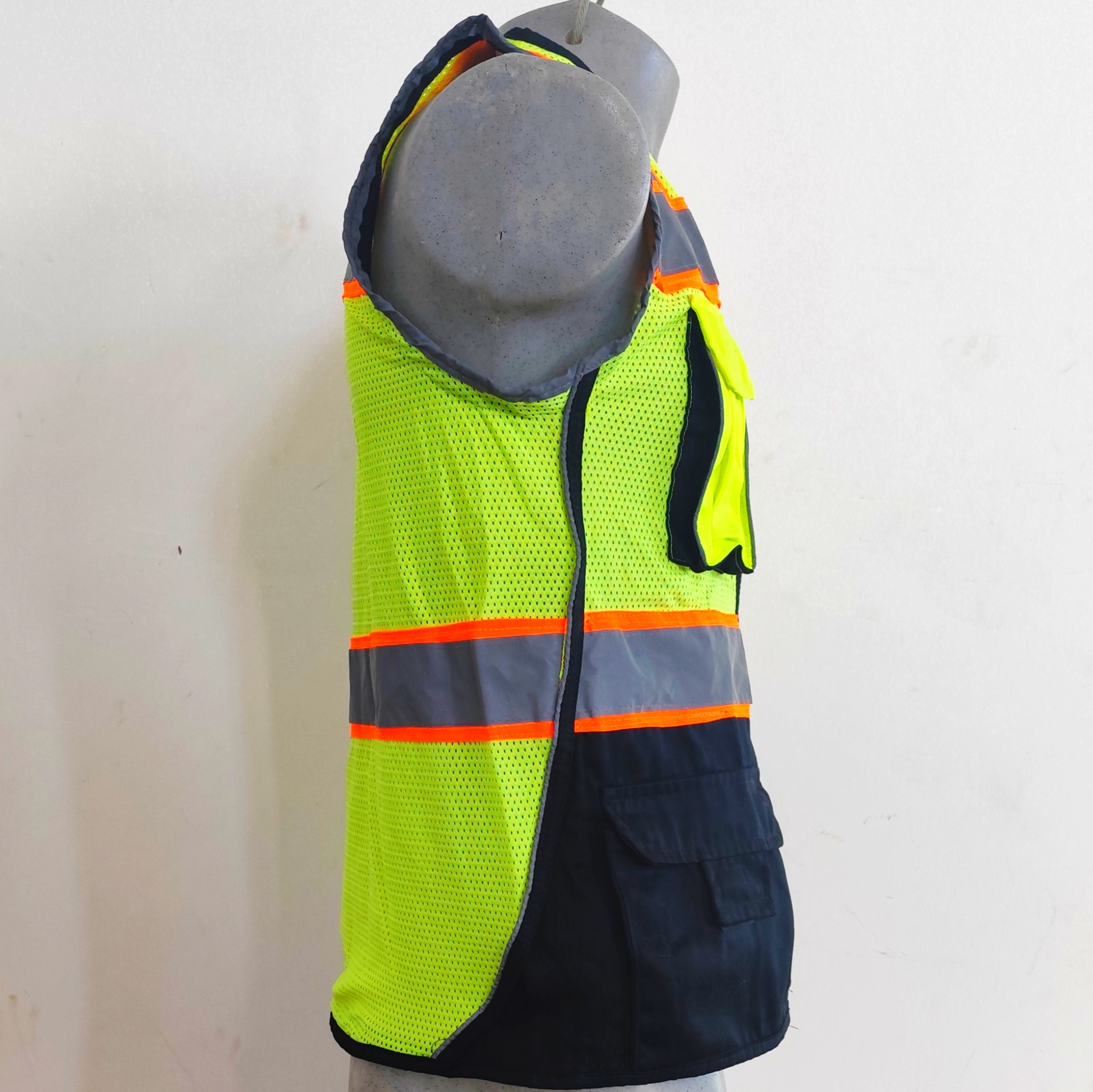 CHALECO MODELO KISHIGO TALLAS CH, M, G Y EG COLOR AMARILLO NEON