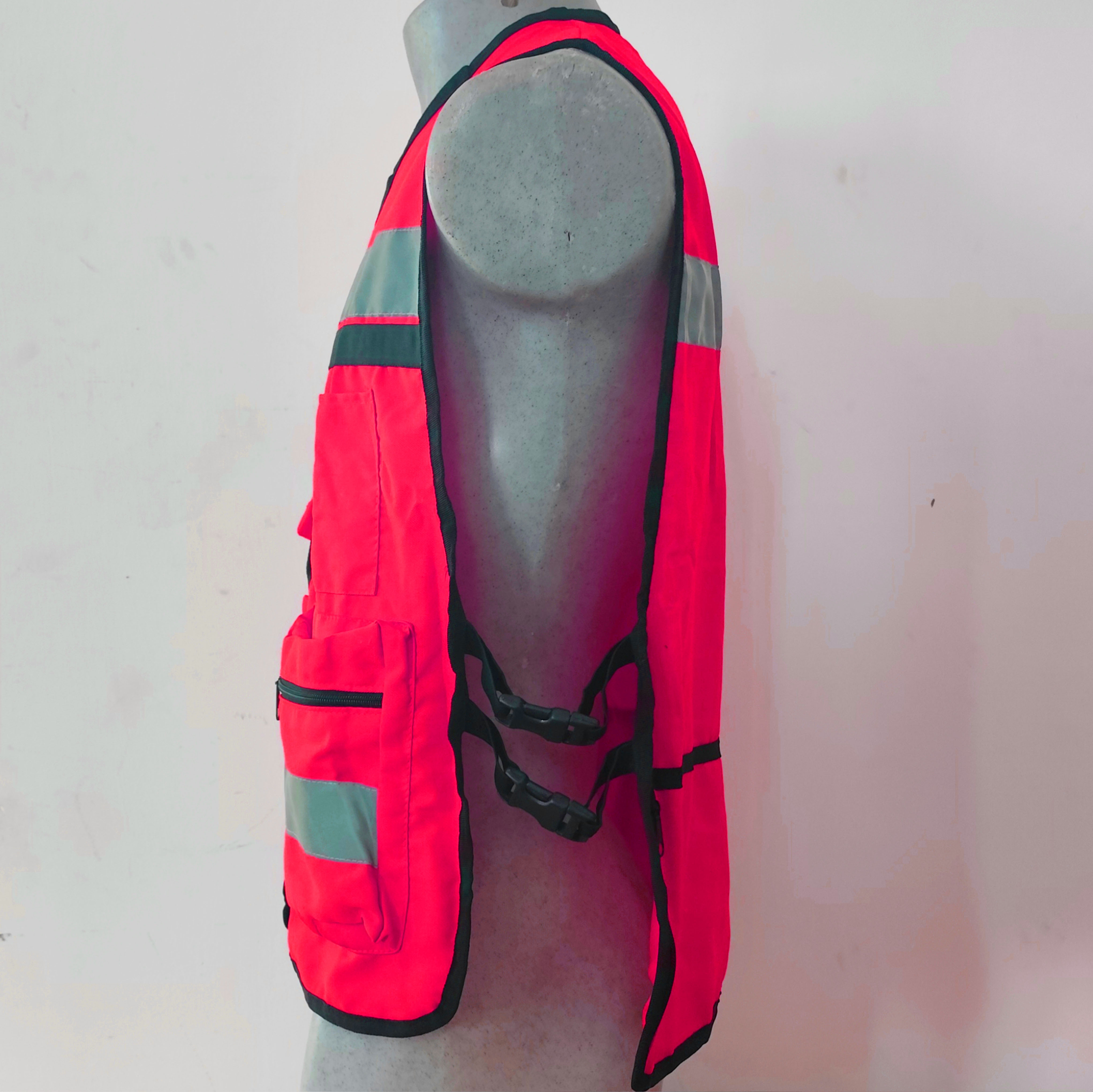 Chaleco Brigadista Unitalla Color Rojo Sangre