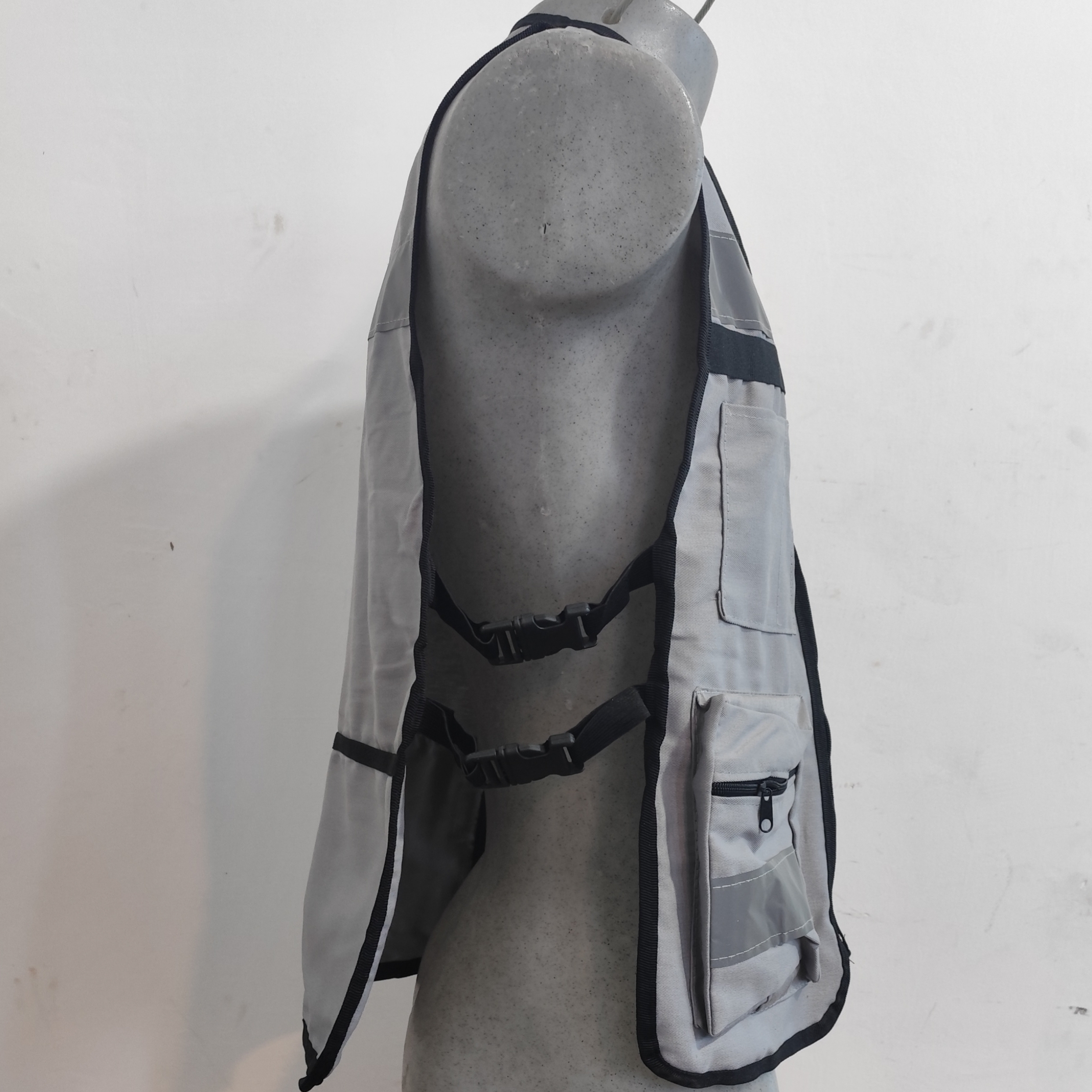 Chaleco Brigadista Unitalla Color Gris Perla