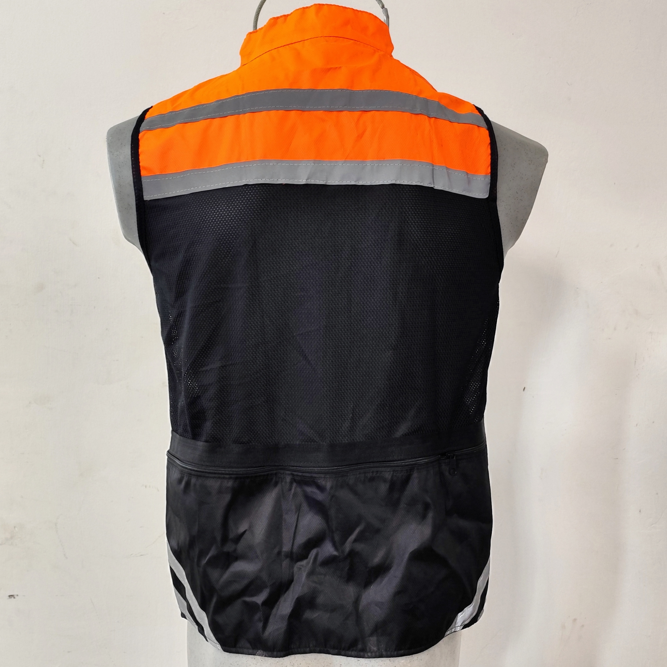 🦺 Chaleco Riviera de Alta Visibilidad Negro / Naranja