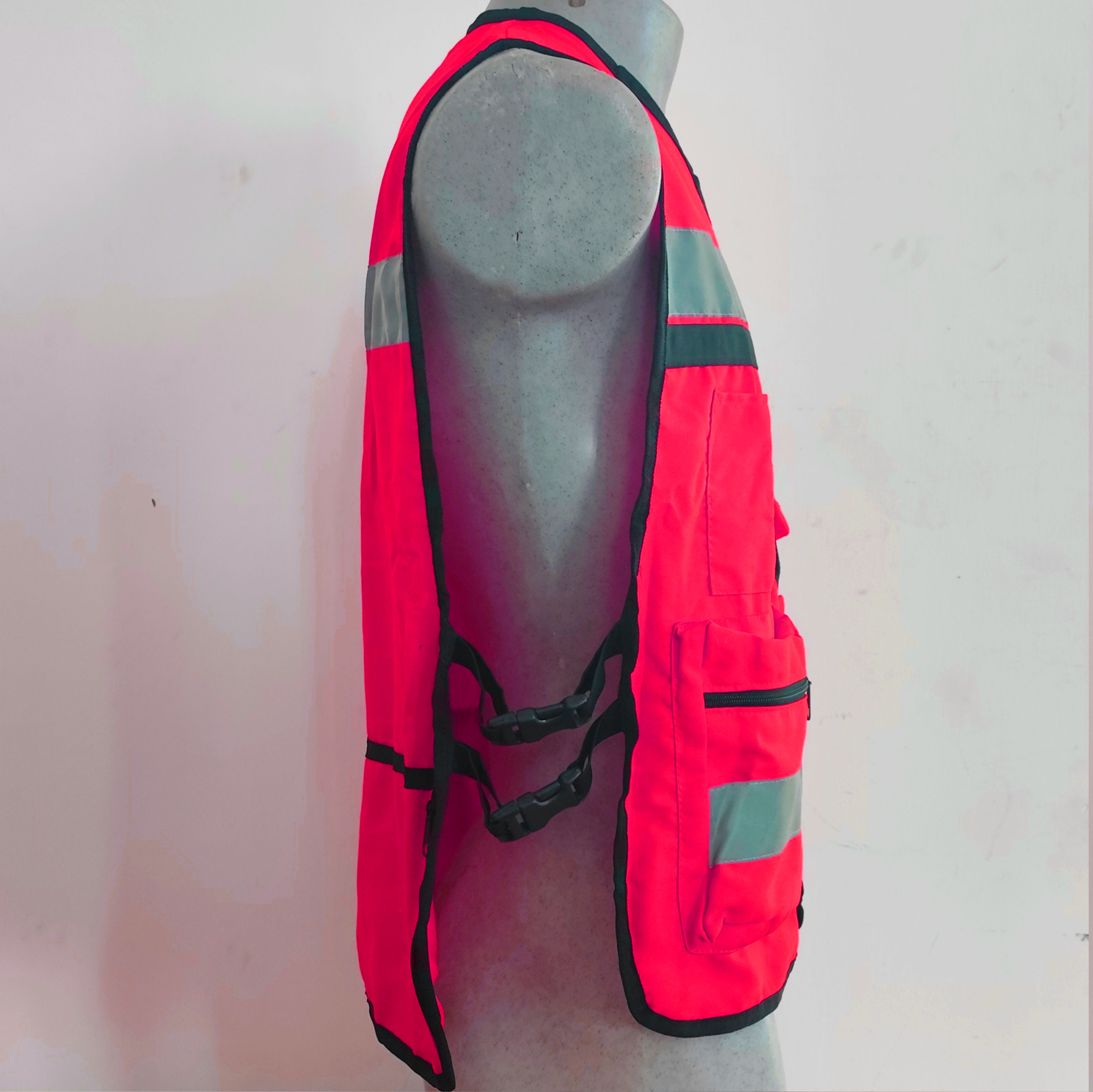 Chaleco Brigadista Unitalla Color Rojo Sangre