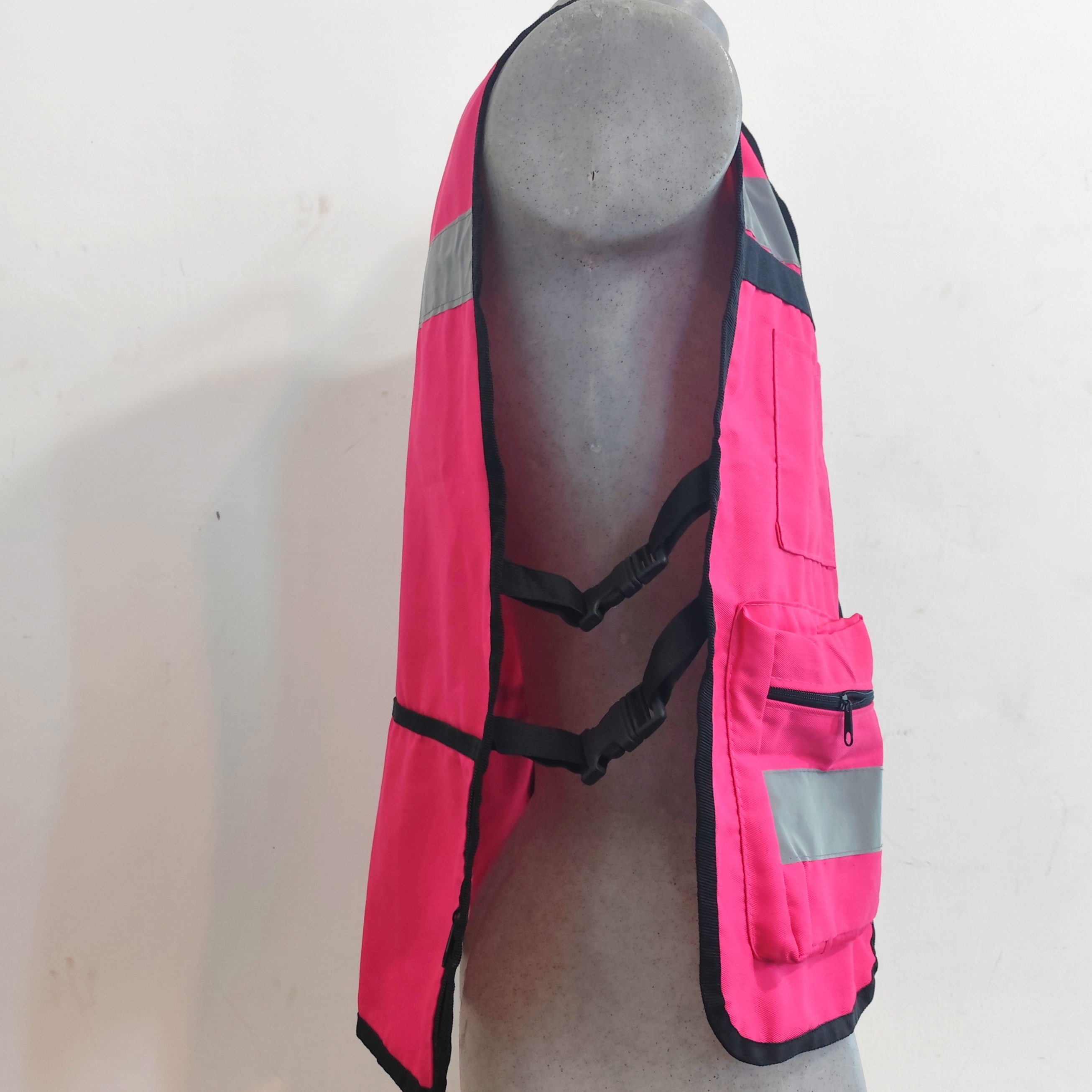 Chaleco Brigadista Unitalla Color Fuxia