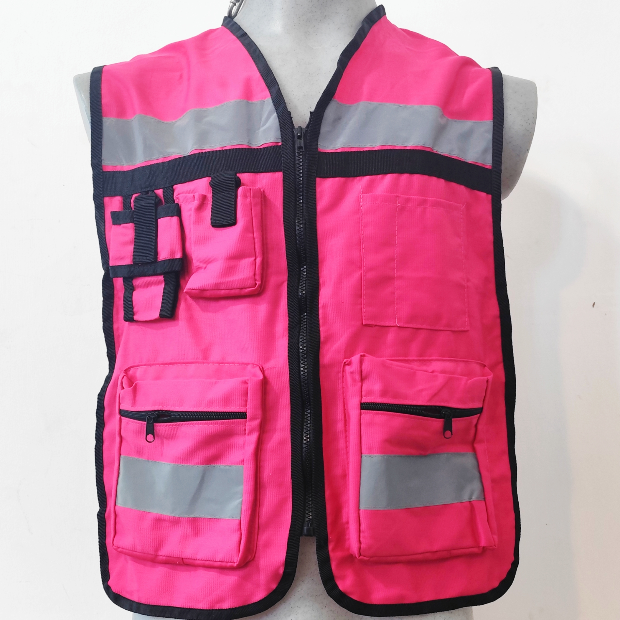 Chaleco Brigadista Unitalla Color Fuxia